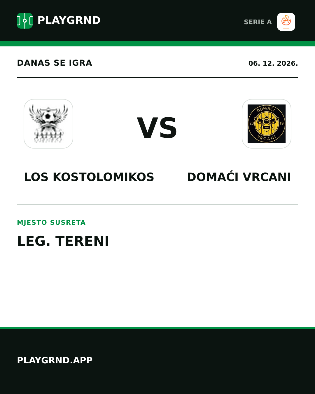 Instagram slika: Los Kostolomikos vs Domaći Vrcani