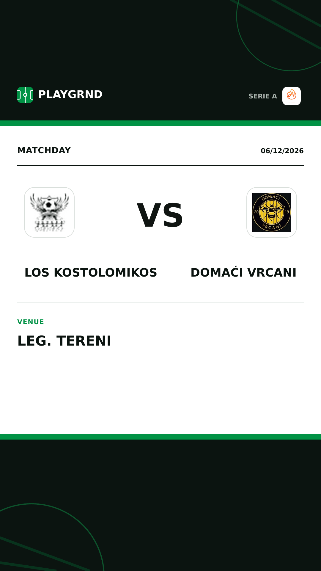Instagram artwork: Los Kostolomikos vs Domaći Vrcani