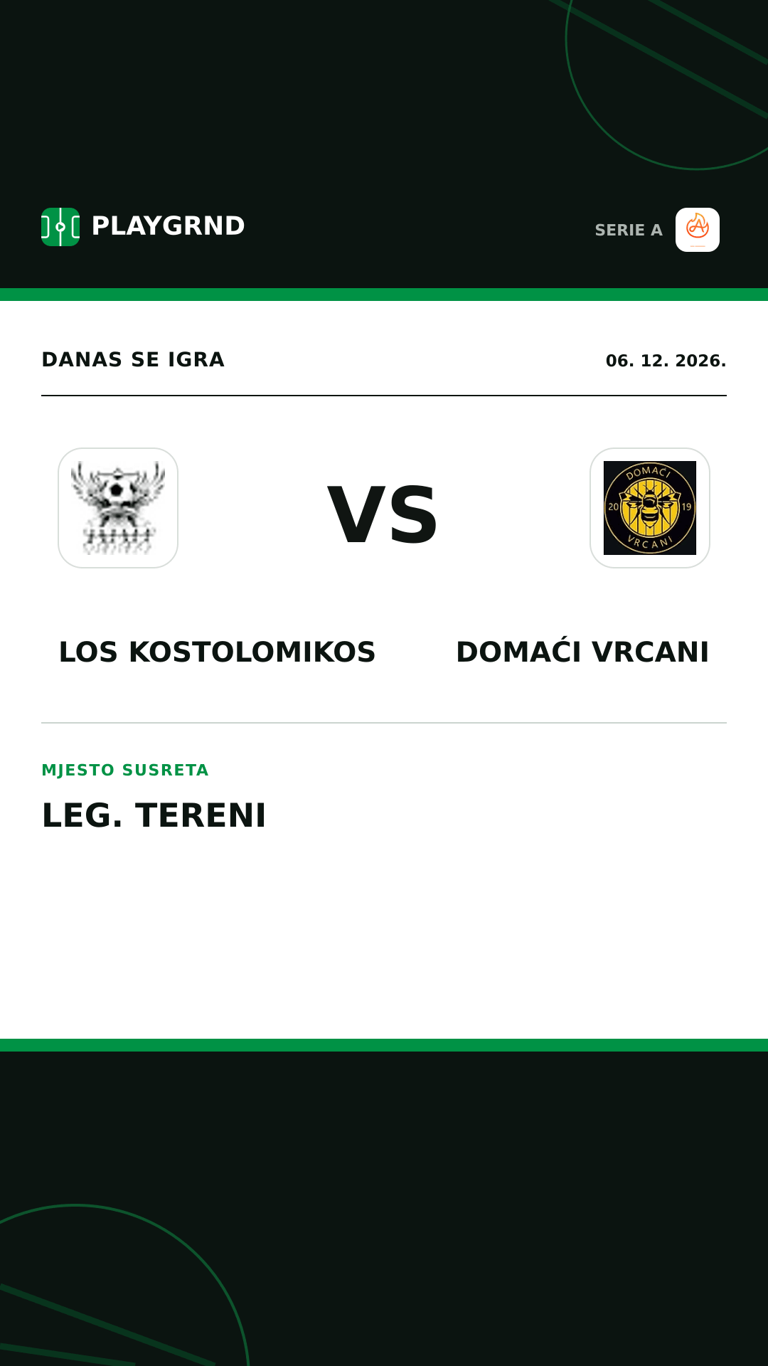 Instagram slika: Los Kostolomikos vs Domaći Vrcani