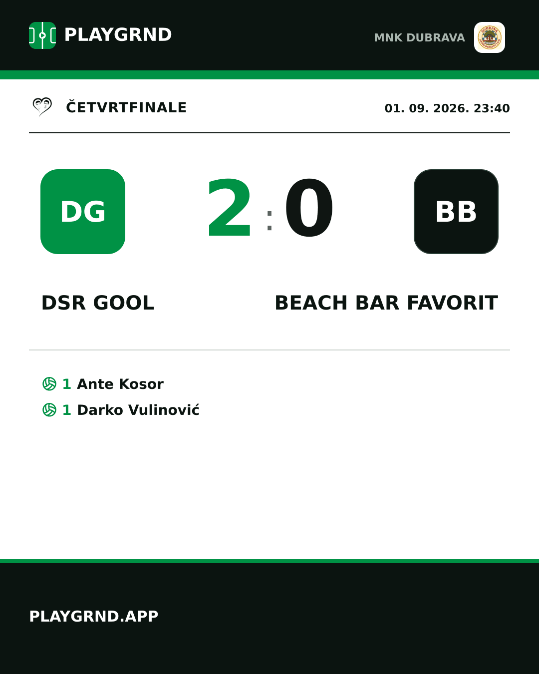 Instagram slika: DSR Gool 2:0 Beach bar Favorit