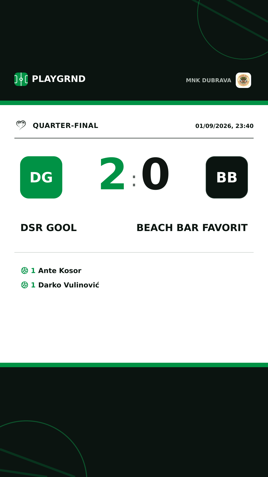 Instagram artwork: DSR Gool 2:0 Beach bar Favorit