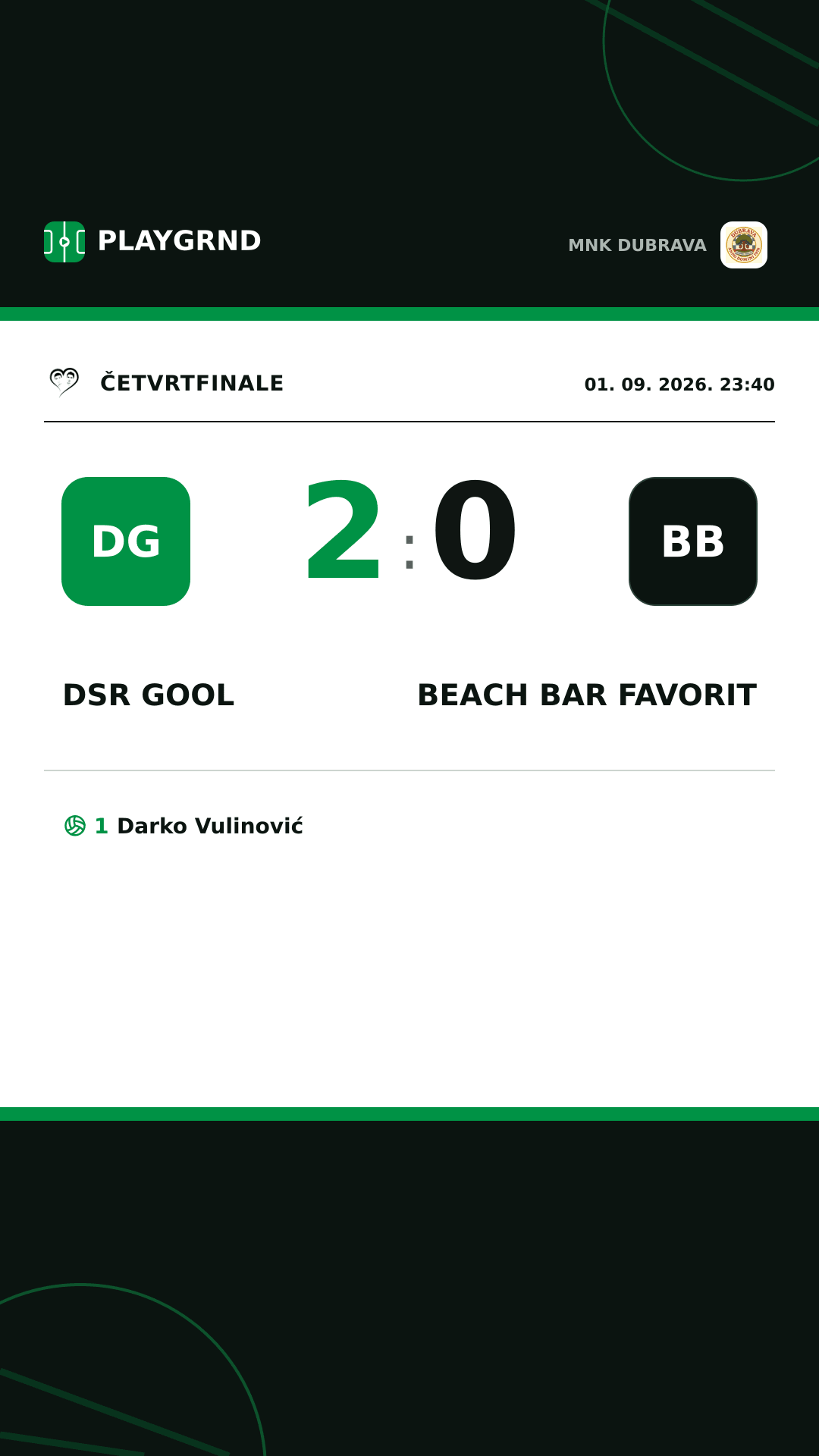 Instagram slika: DSR Gool 2:0 Beach bar Favorit