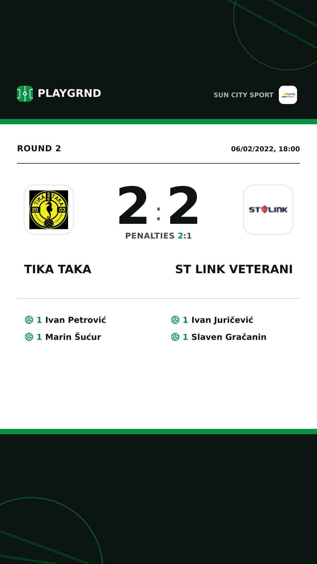 Instagram artwork: Tika Taka 2:2 ST Link Veterani