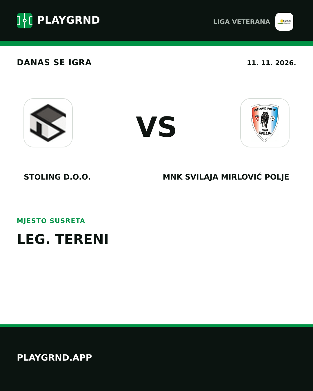 Instagram slika: Stoling D.O.O. vs MNK Svilaja Mirlović Polje