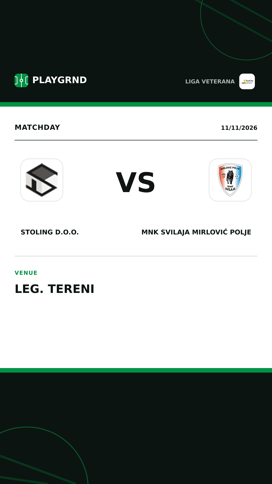 Instagram artwork: Stoling D.O.O. vs MNK Svilaja Mirlović Polje