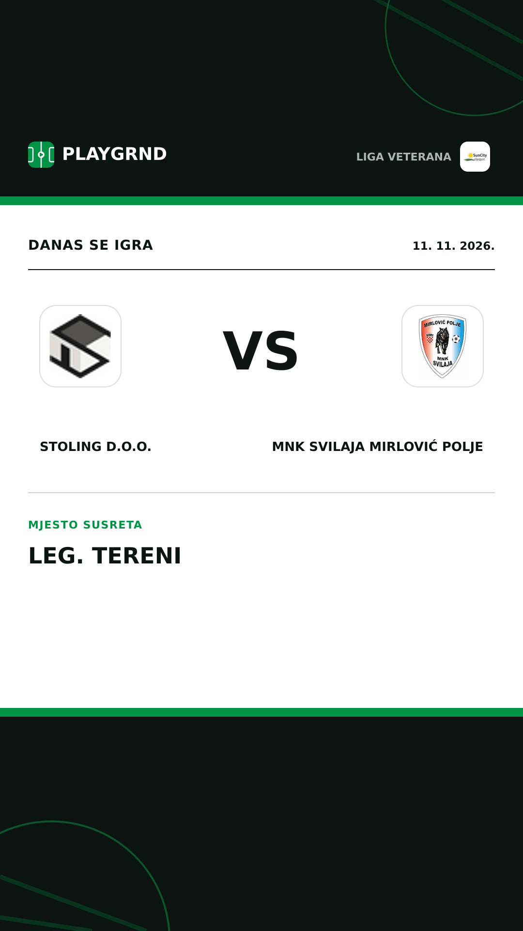 Instagram slika: Stoling D.O.O. vs MNK Svilaja Mirlović Polje