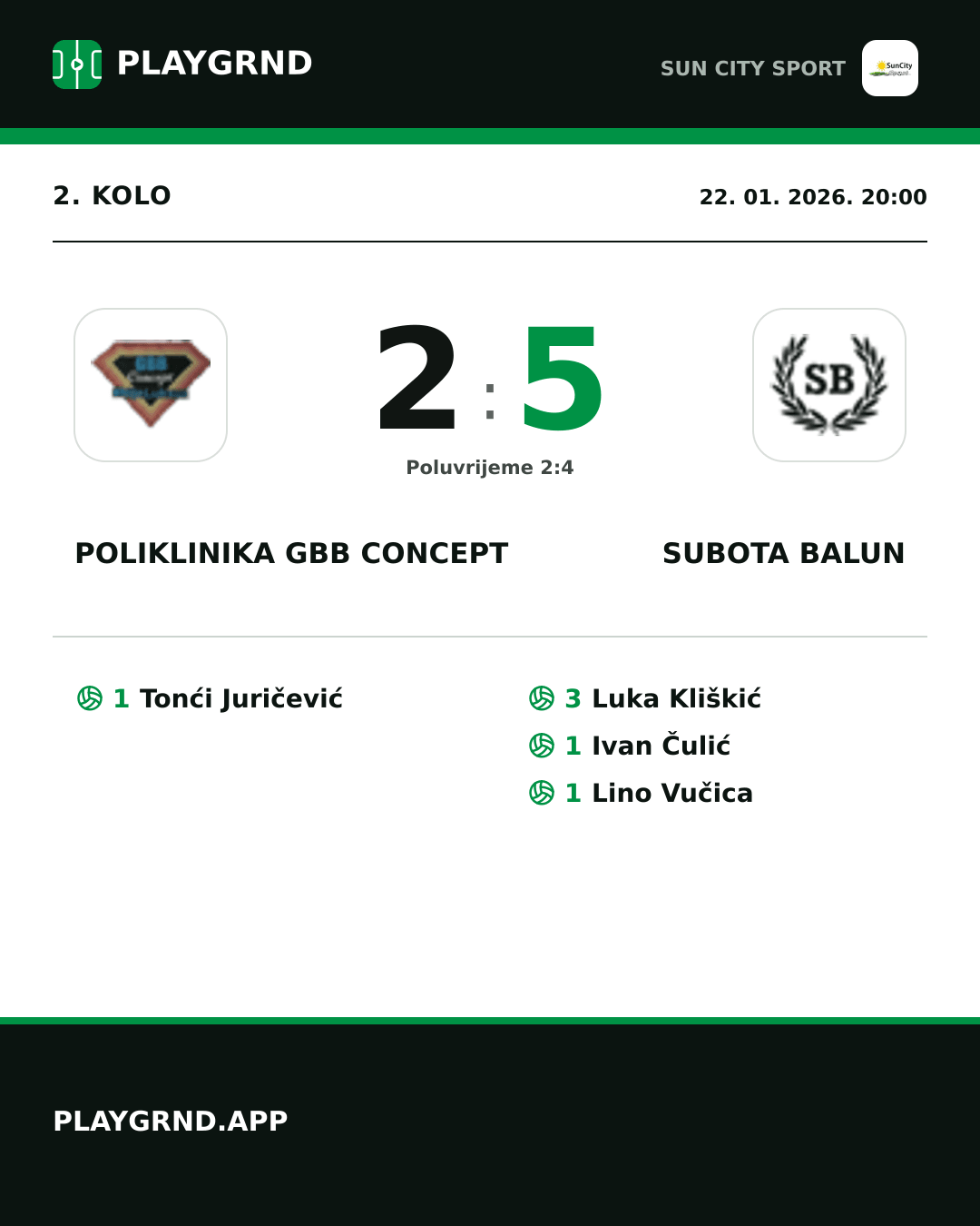 Instagram slika: Poliklinika Gbb Concept 2:5 Subota Balun