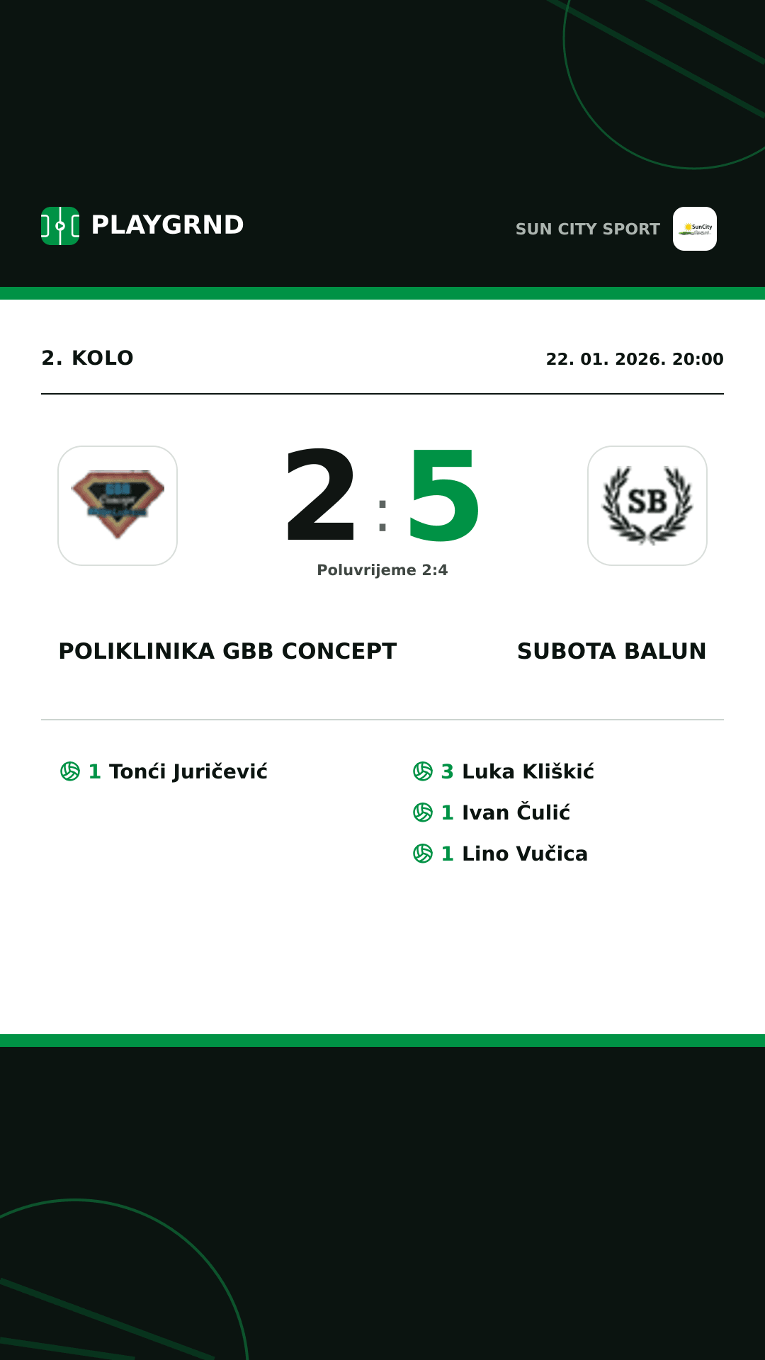 Instagram slika: Poliklinika Gbb Concept 2:5 Subota Balun