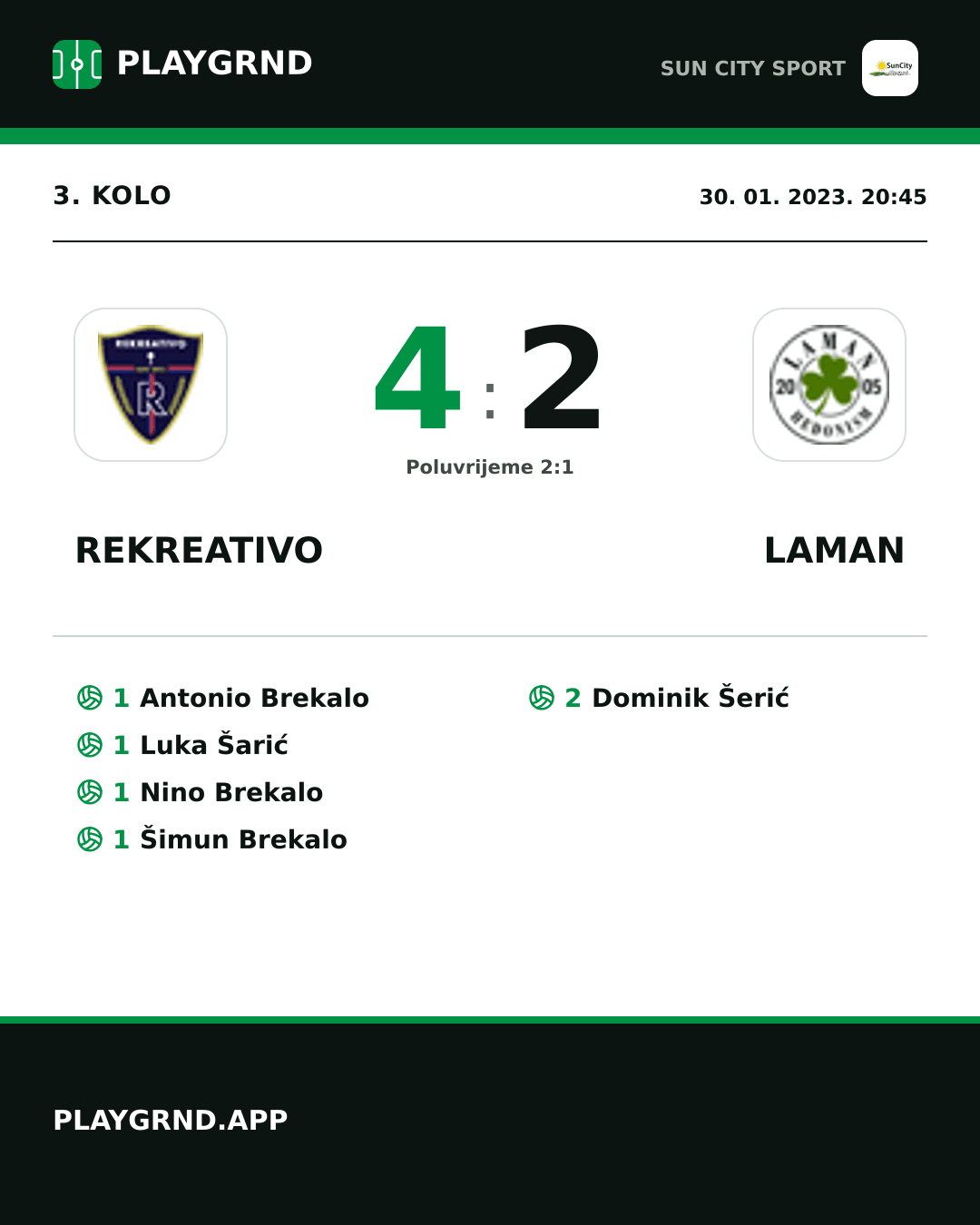 Instagram slika: Rekreativo 4:2 Laman