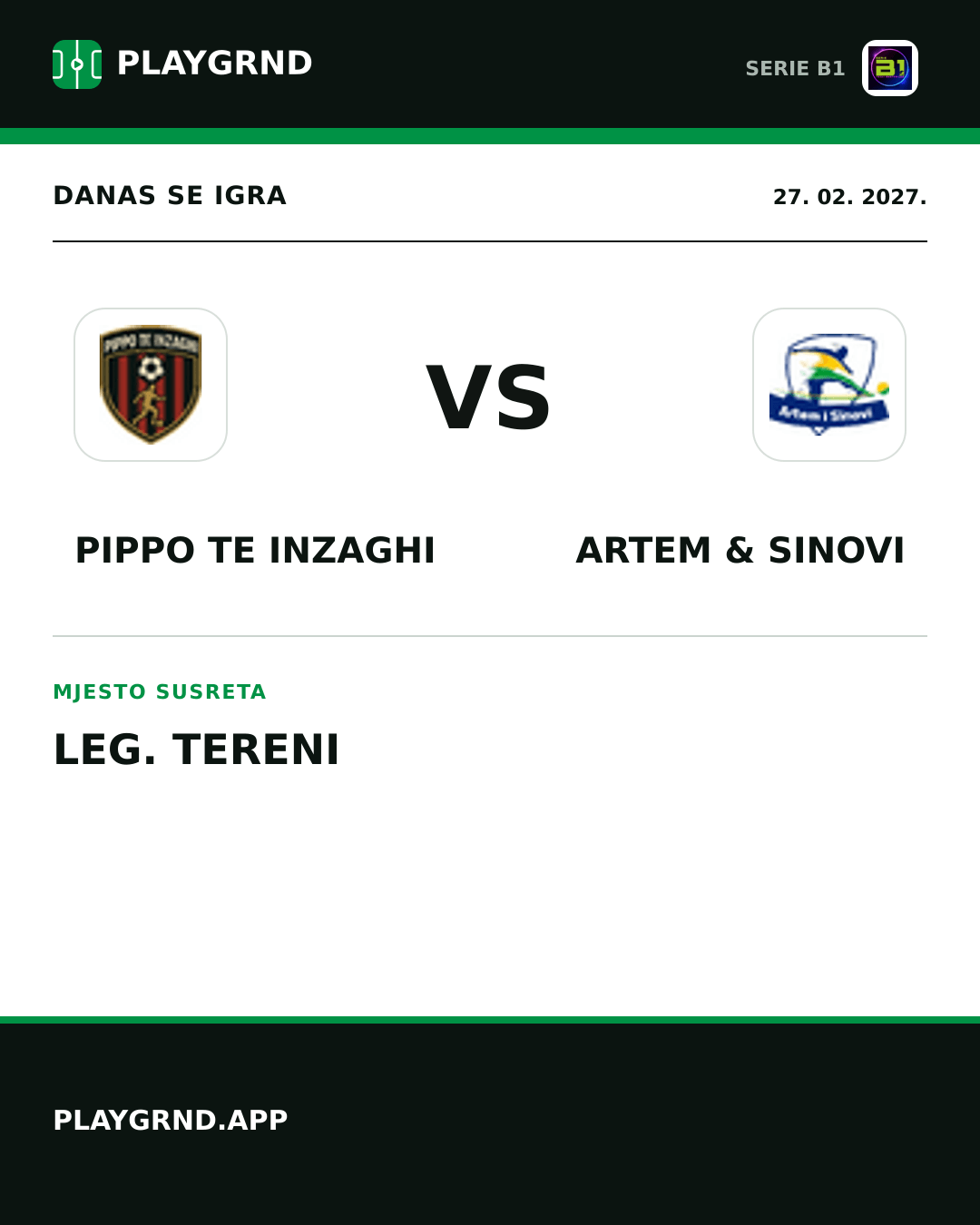 Instagram slika: Pippo TE Inzaghi vs Artem & Sinovi
