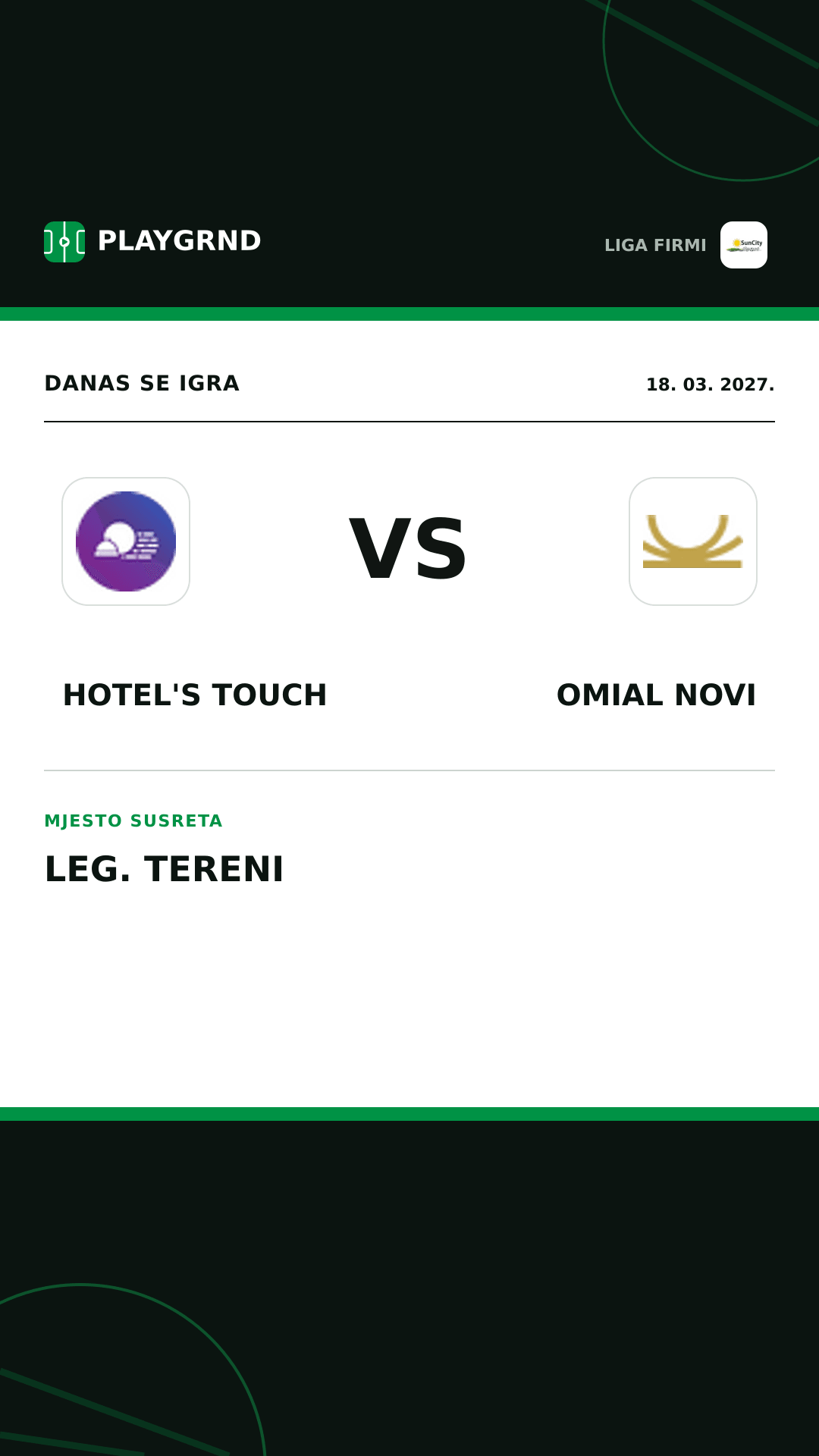 Instagram slika: Hotel's Touch vs Omial Novi