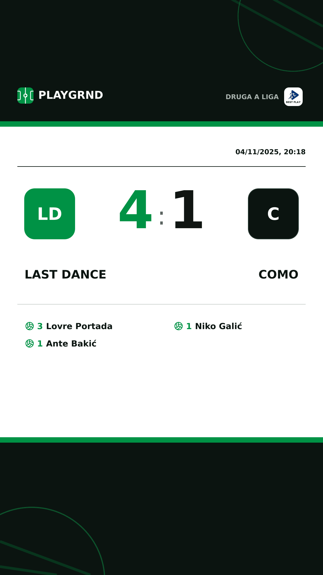Instagram artwork: Last Dance 4:1 Como