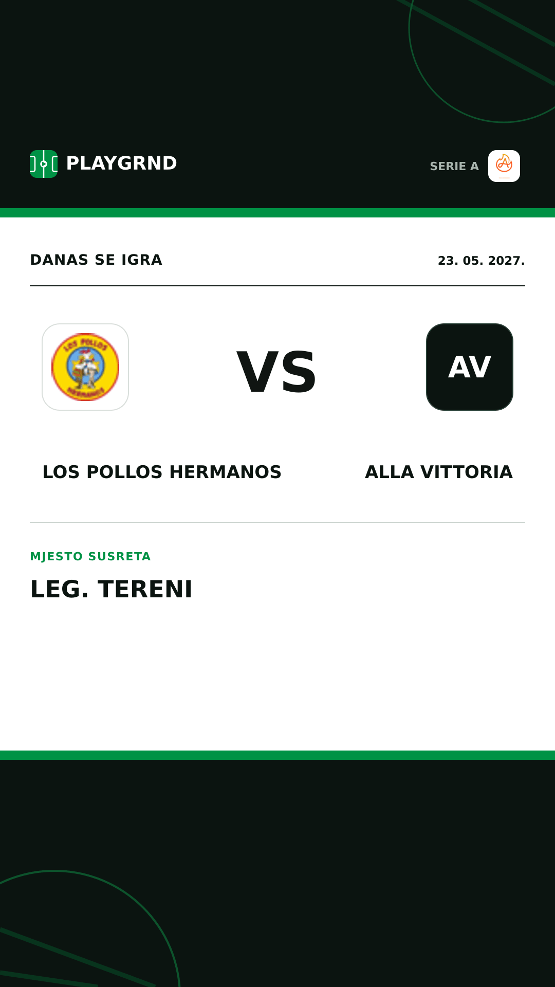 Instagram slika: Los Pollos Hermanos vs Alla Vittoria