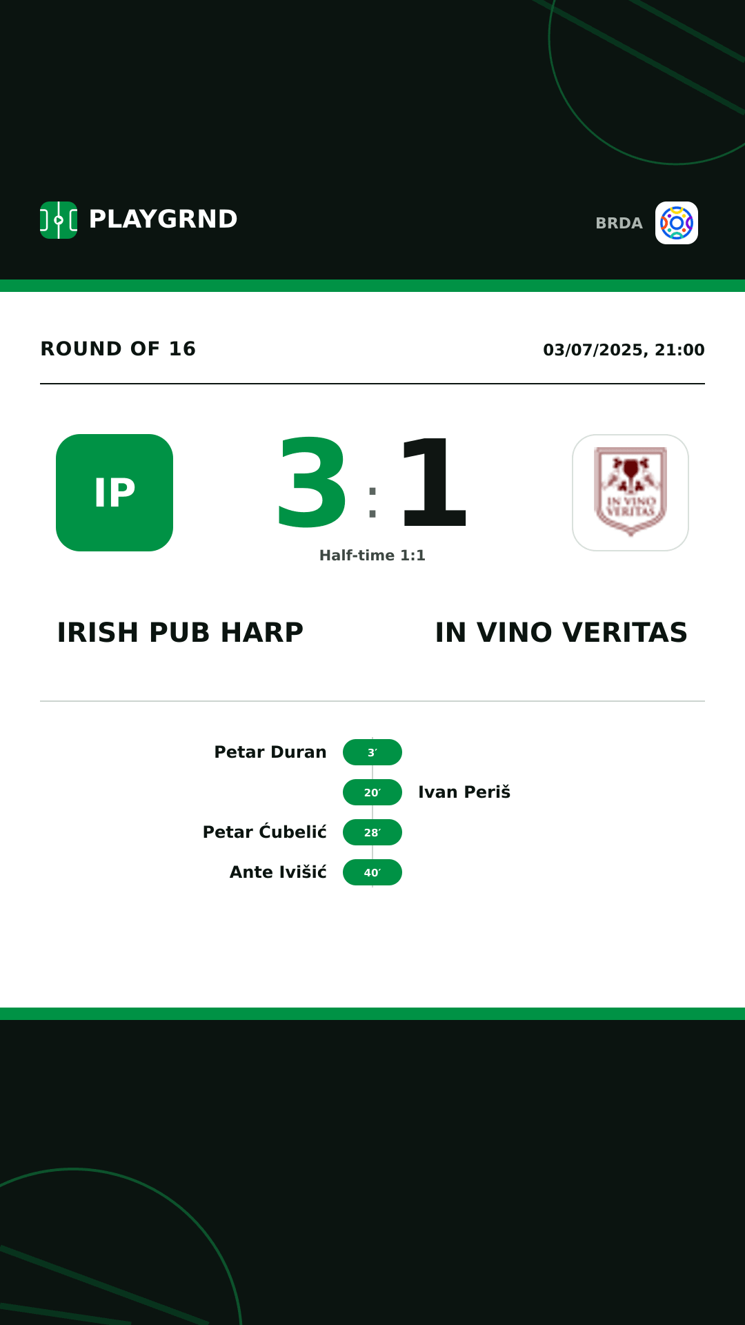 Instagram artwork: Irish Pub Harp 3:1 In Vino Veritas