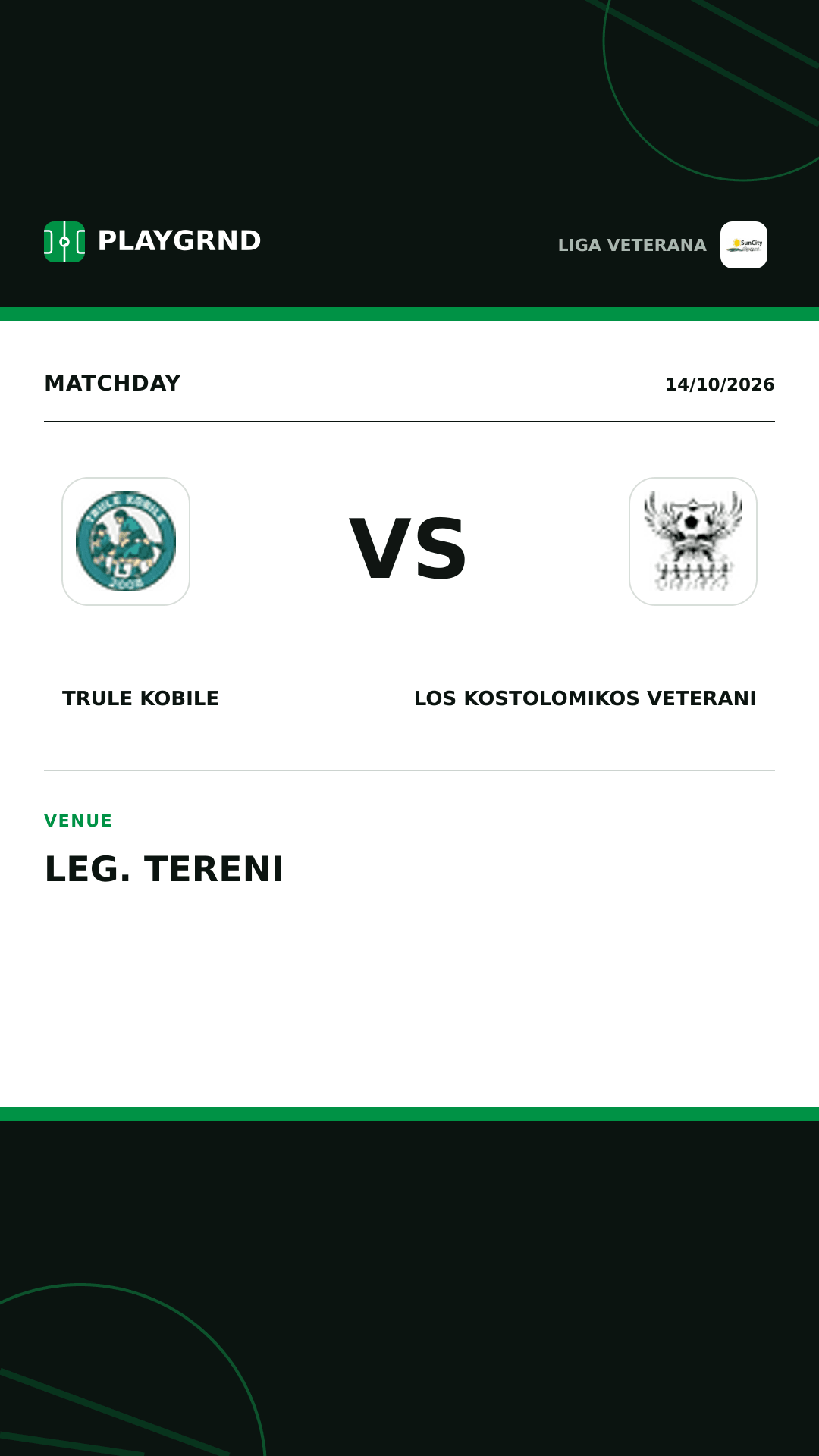 Instagram artwork: Trule Kobile vs Los Kostolomikos Veterani