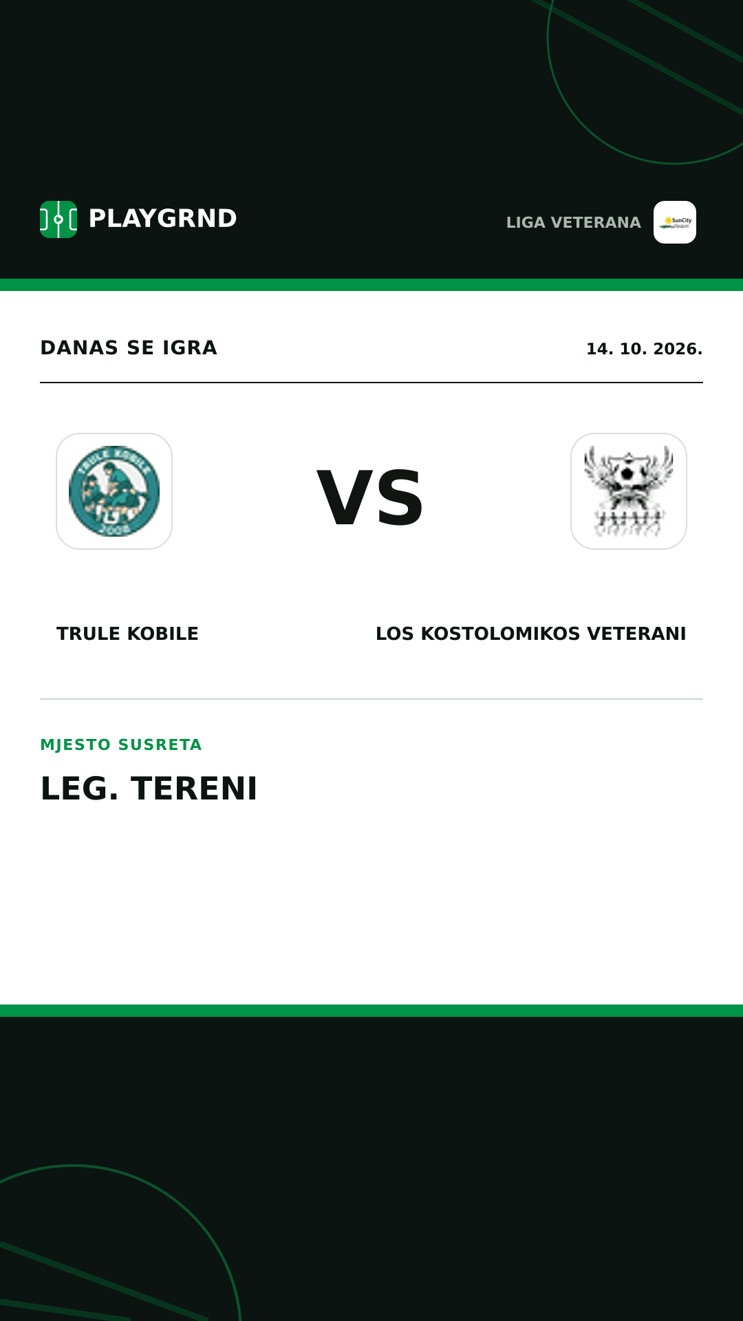 Instagram slika: Trule Kobile vs Los Kostolomikos Veterani