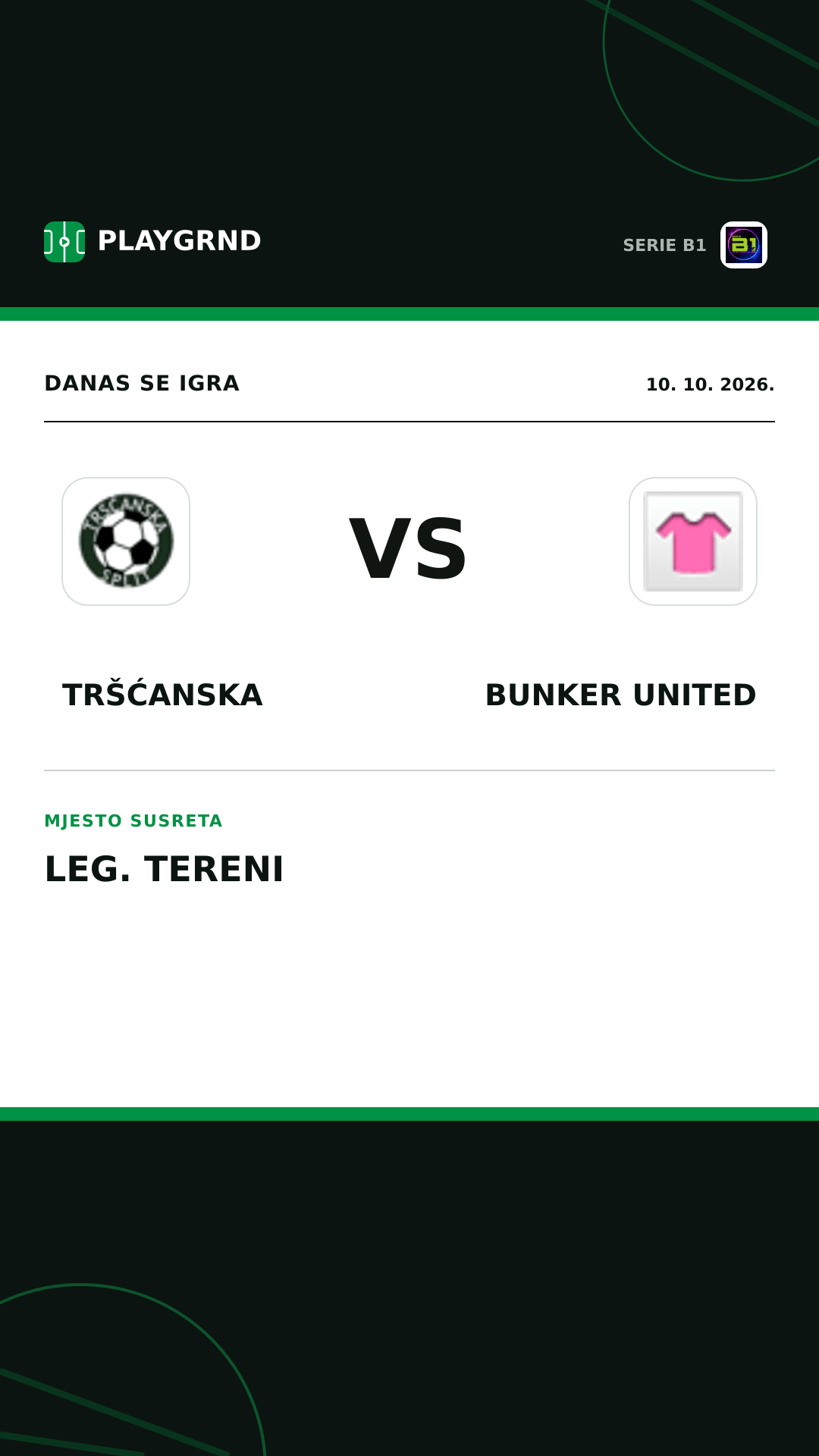 Instagram slika: Tršćanska vs Bunker United