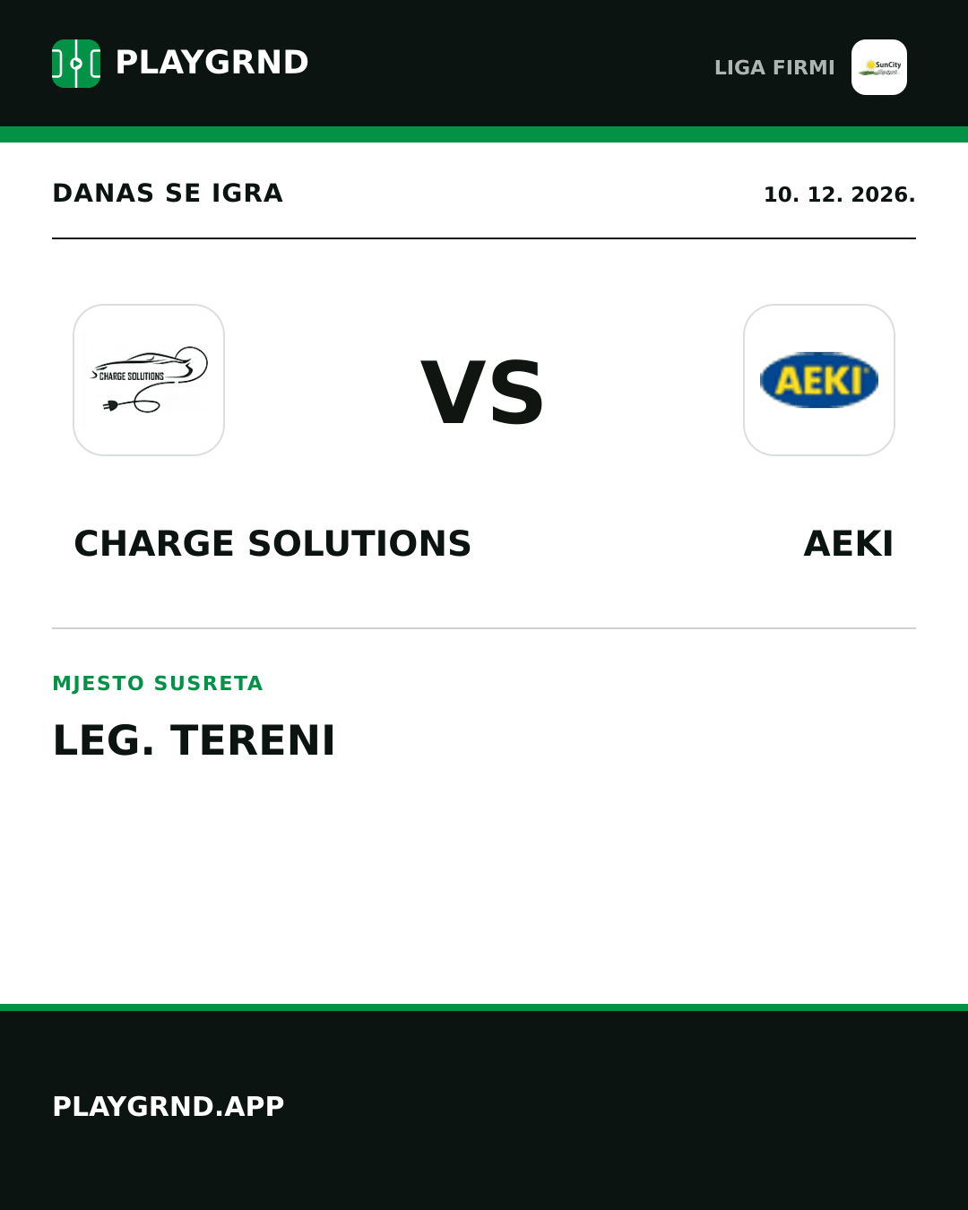 Instagram slika: Charge Solutions vs AEKI