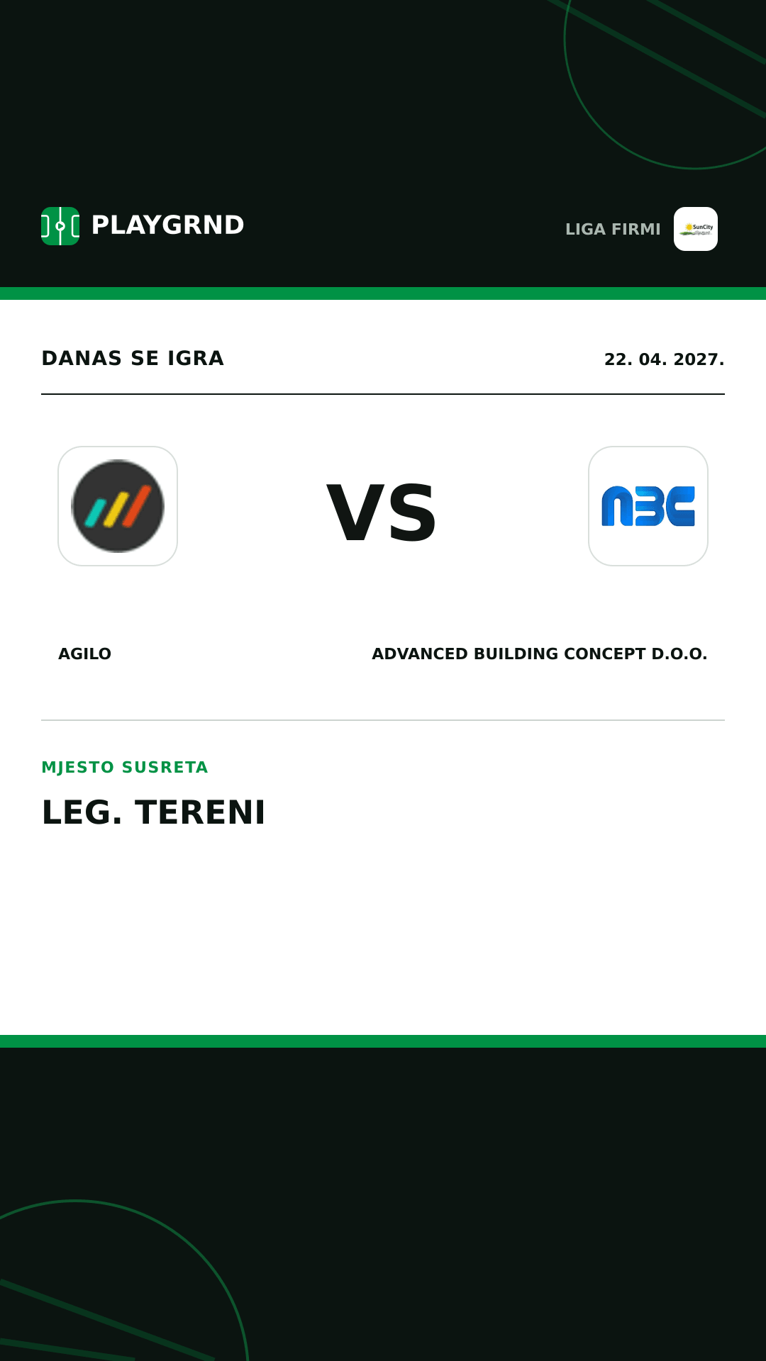 Instagram slika: Agilo vs Advanced Building Concept d.o.o.