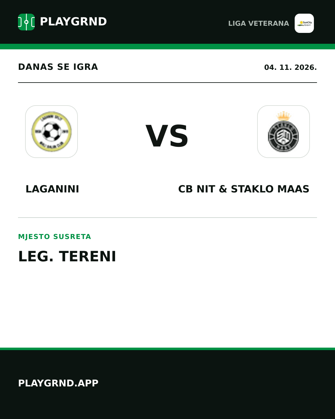 Instagram slika: Laganini vs CB Nit & Staklo Maas