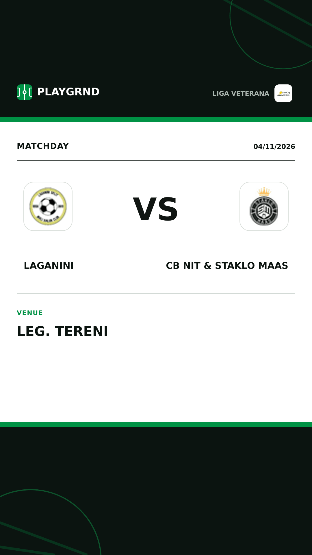 Instagram artwork: Laganini vs CB Nit & Staklo Maas