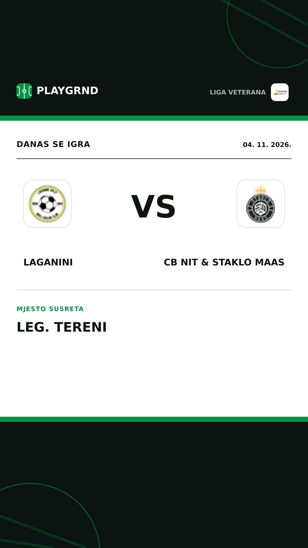 Instagram slika: Laganini vs CB Nit & Staklo Maas