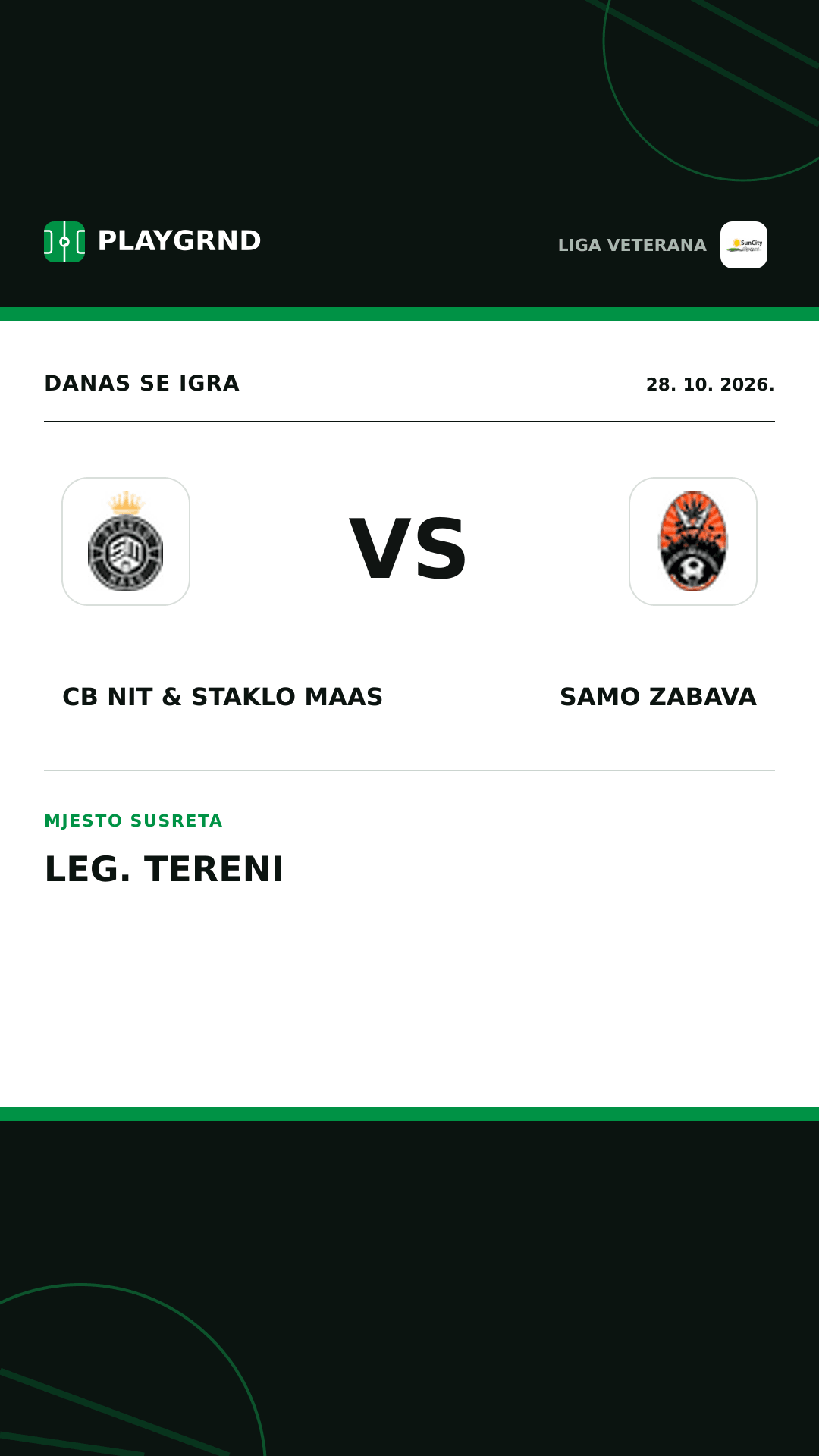 Instagram slika: CB Nit & Staklo Maas vs Samo Zabava