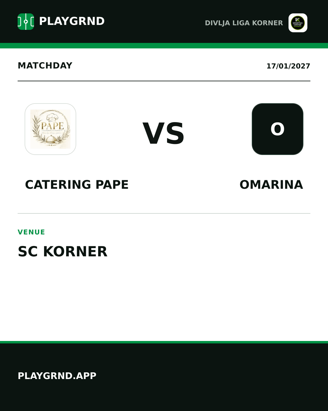 Instagram artwork: Catering Pape vs Omarina