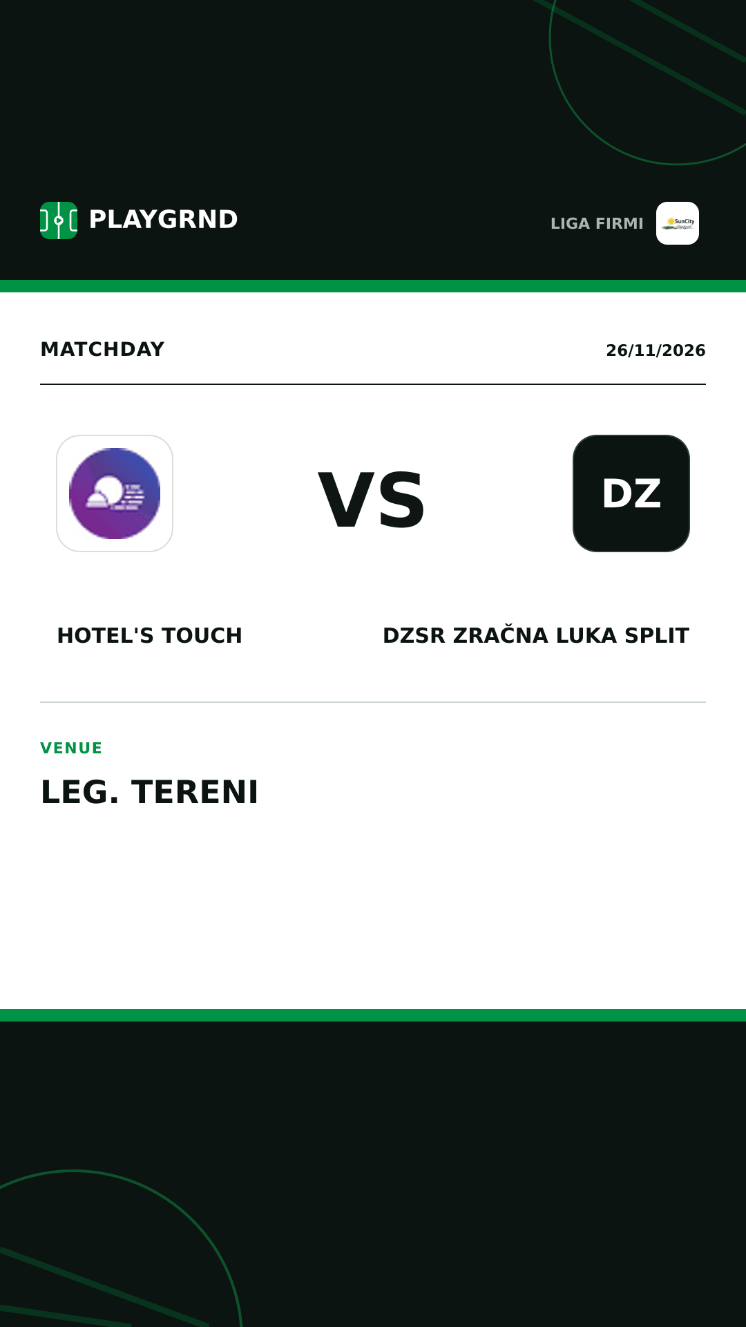 Instagram artwork: Hotel's Touch vs DZSR Zračna Luka Split