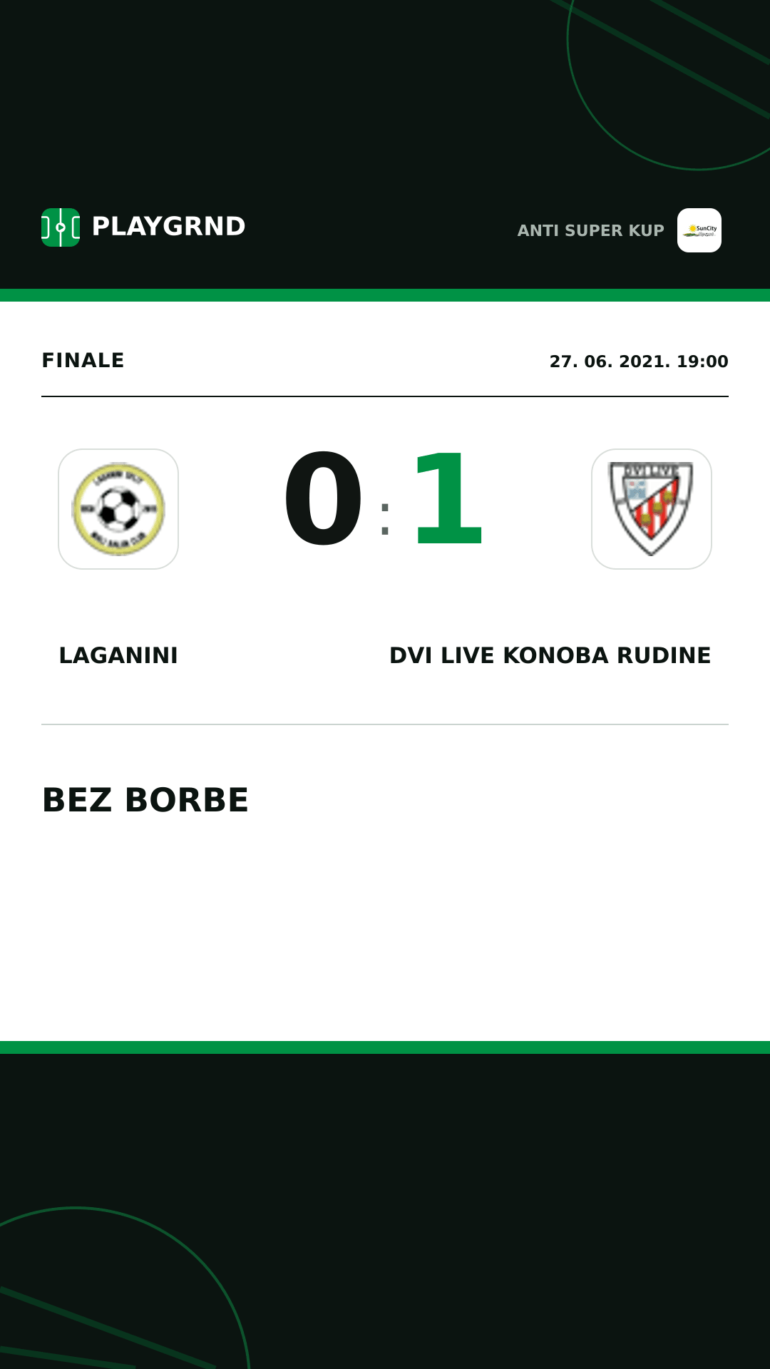 Instagram slika: Laganini 0:1 Dvi Live Konoba Rudine