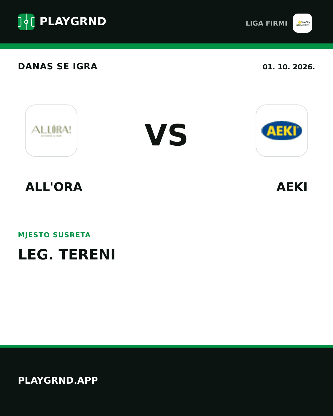 Instagram slika: All'Ora vs AEKI