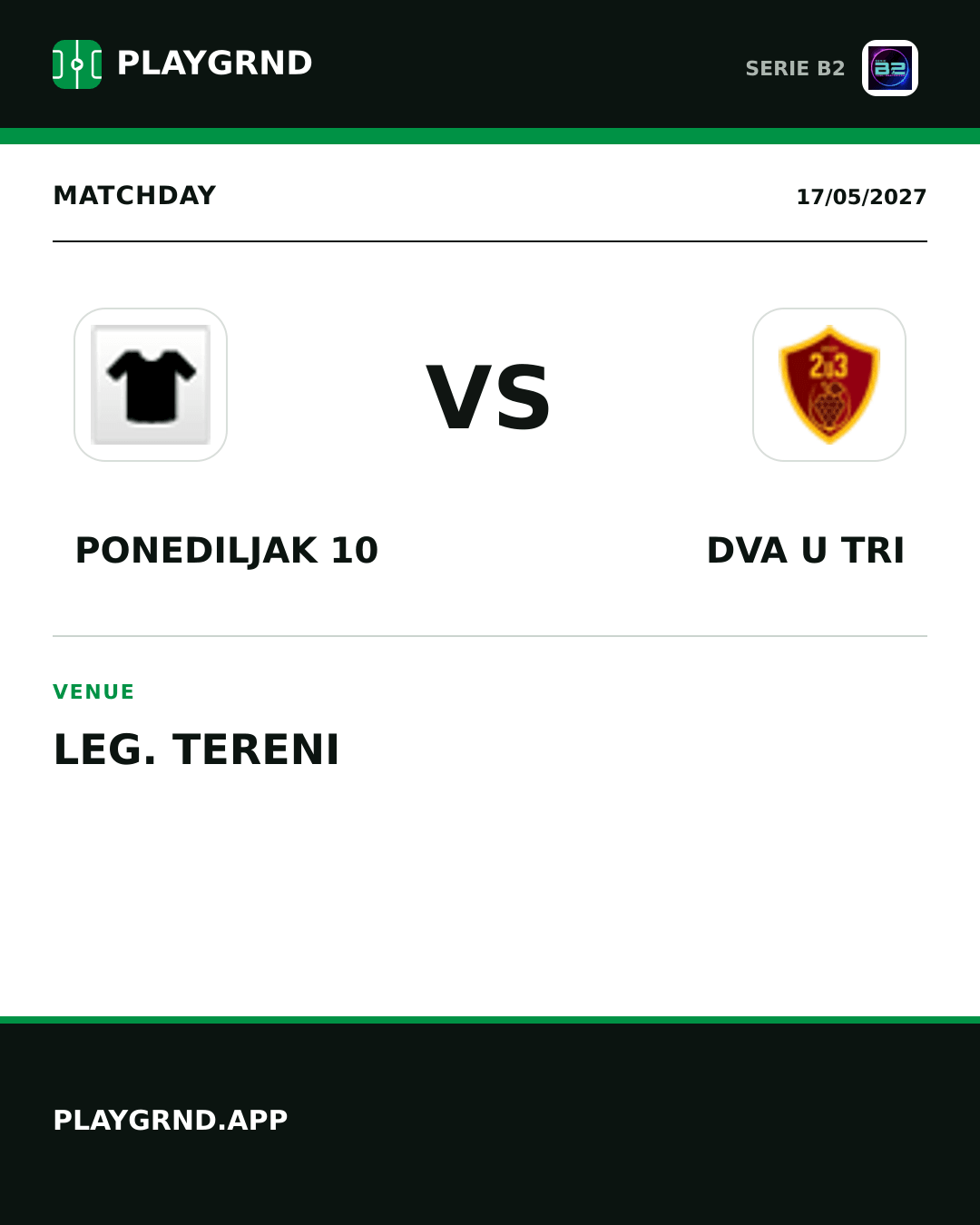 Instagram artwork: Ponediljak 10 vs Dva U Tri