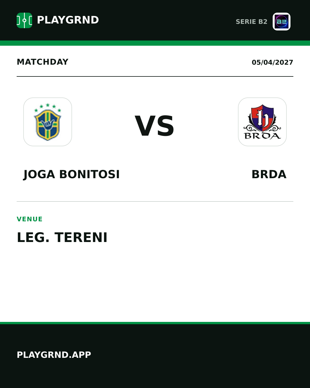 Instagram artwork: Joga Bonitosi vs Brda