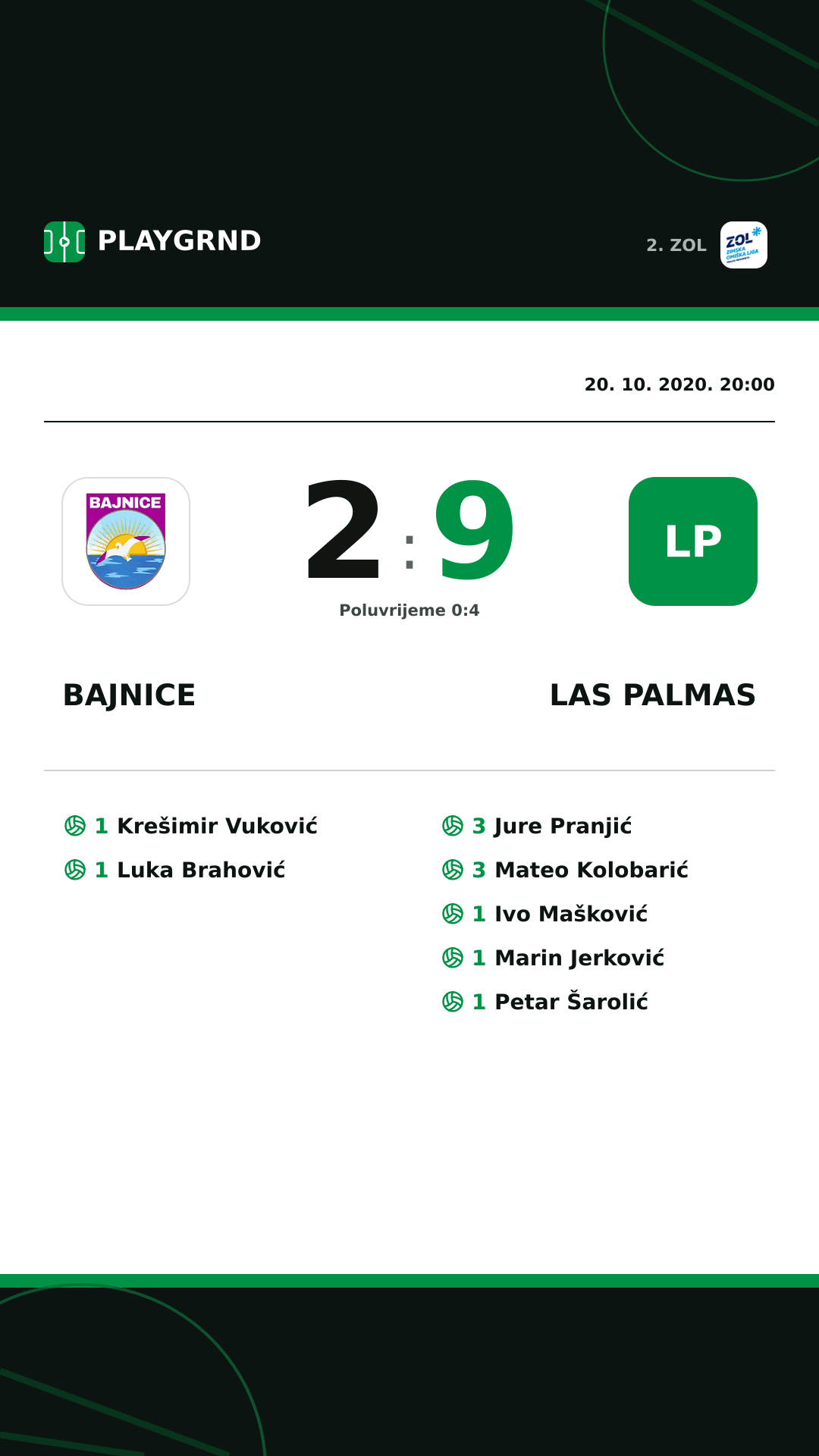 Instagram slika: Bajnice 2:9 Las Palmas