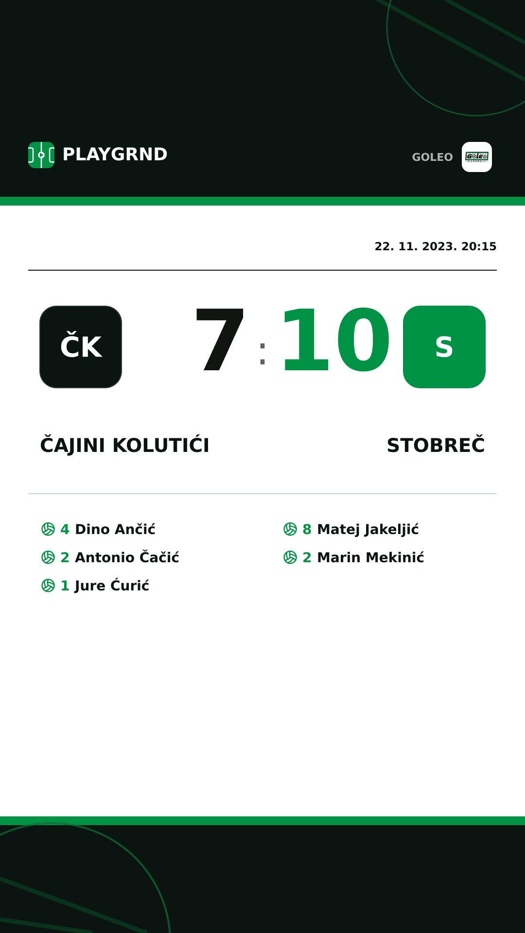Instagram slika: Čajini kolutići 7:10 Stobreč