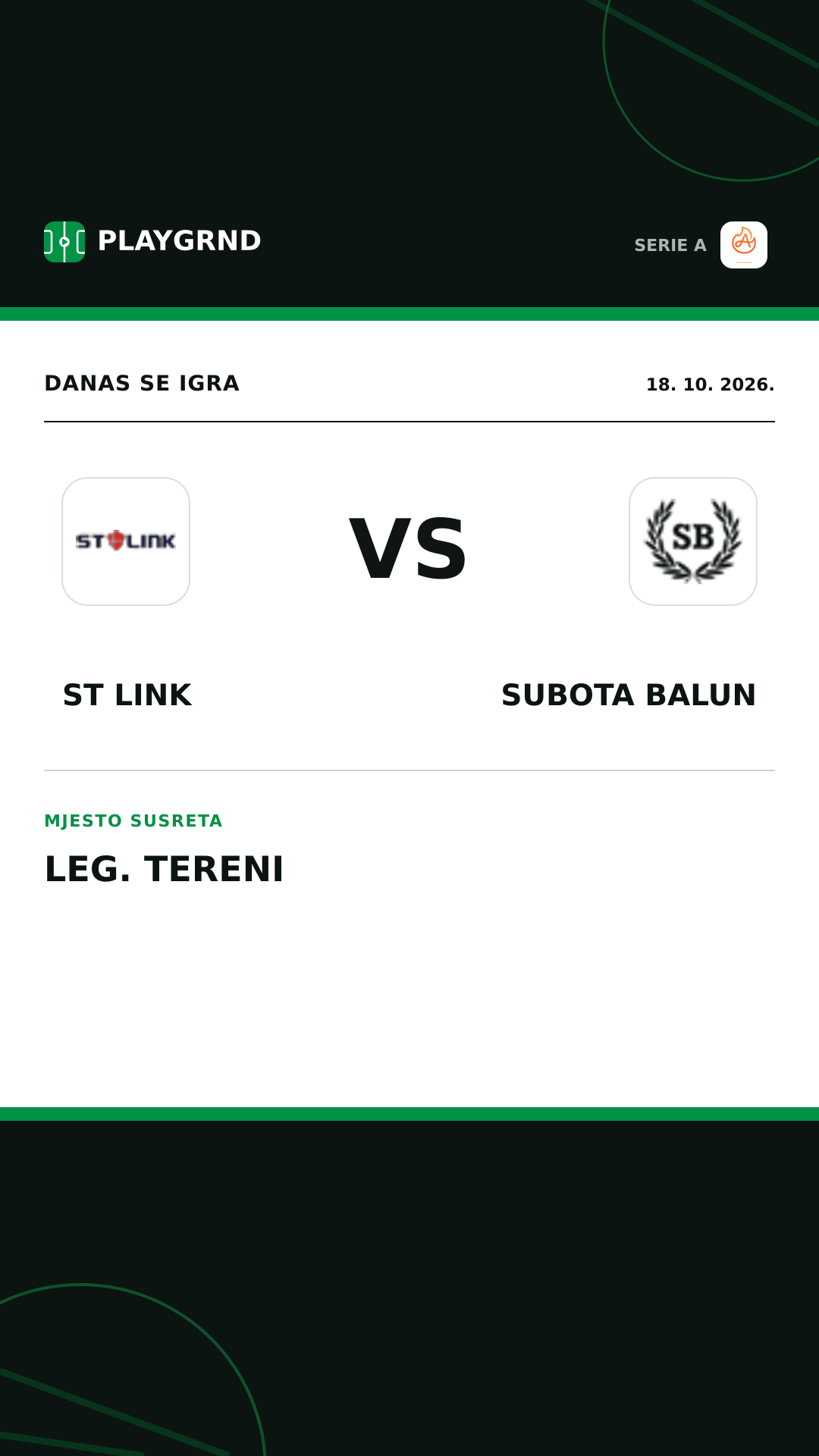 Instagram slika: ST Link vs Subota Balun