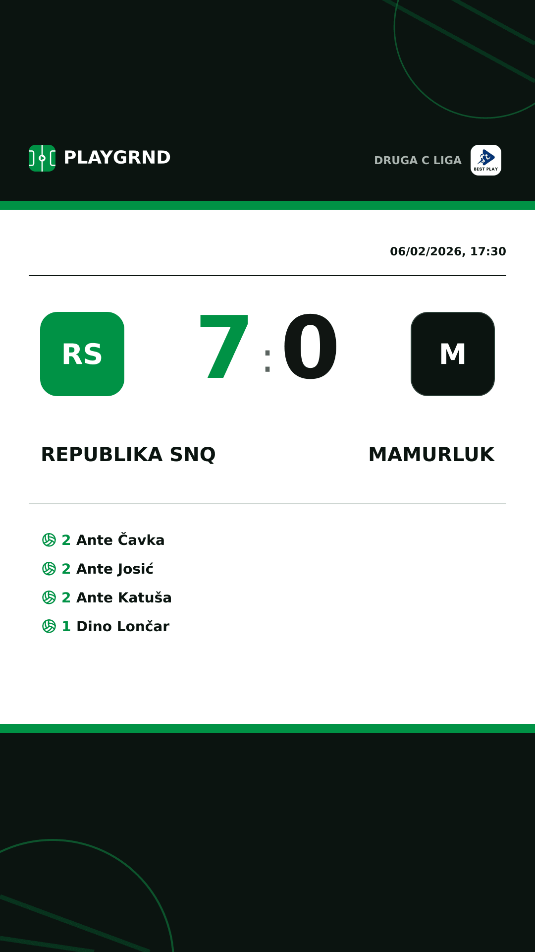 Instagram artwork: Republika SNQ 7:0 Mamurluk