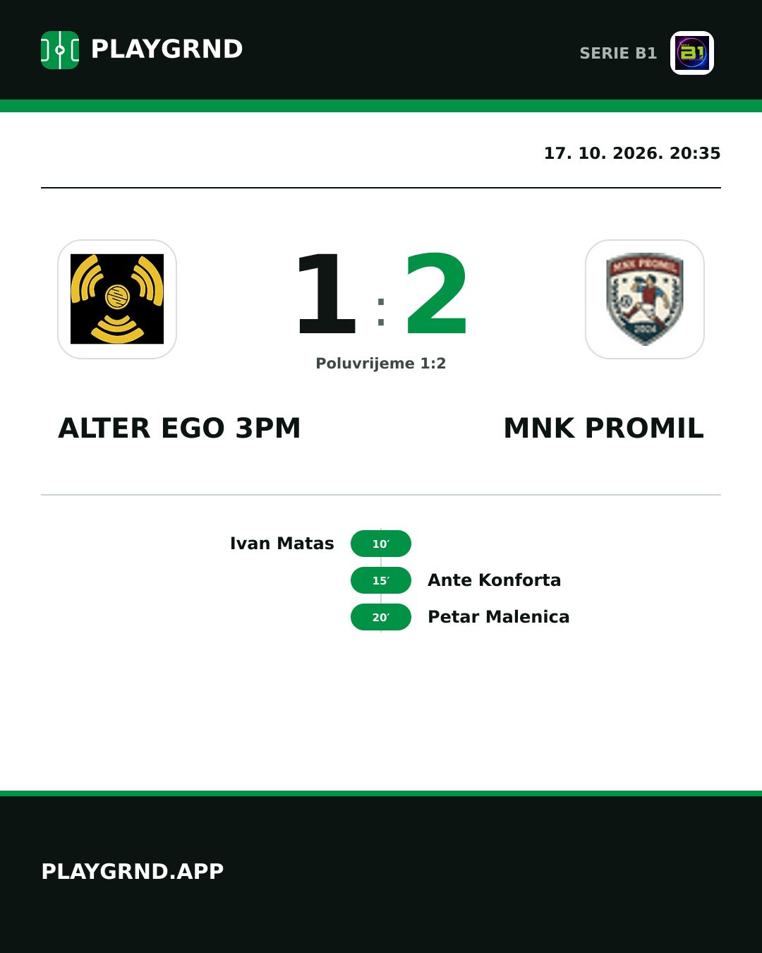 Instagram slika: Alter Ego 3PM 1:2 Mnk Promil