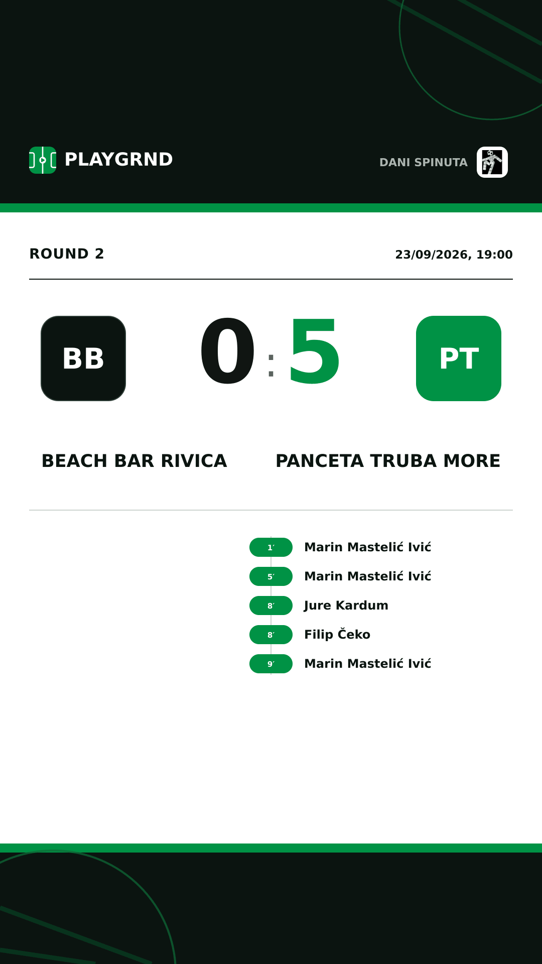 Instagram artwork: Beach Bar Rivica vs Panceta Truba More