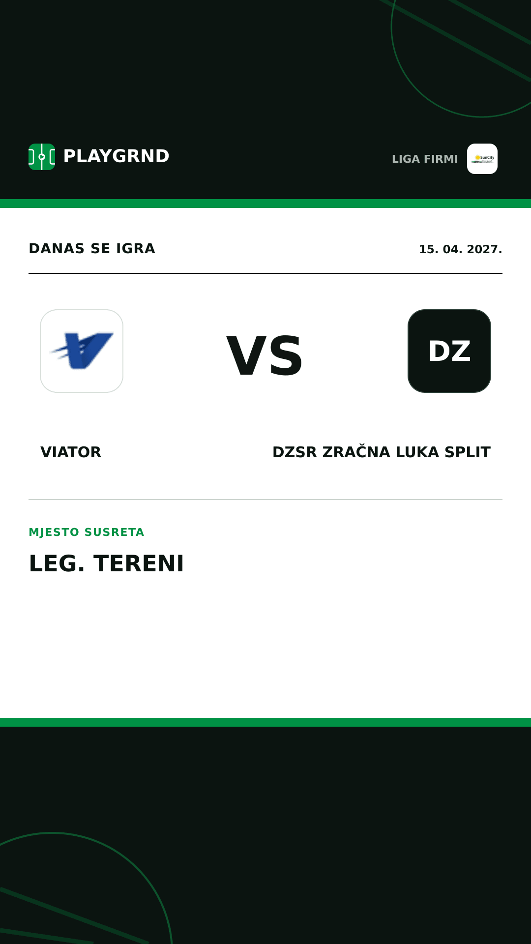 Instagram slika: Viator vs DZSR Zračna Luka Split