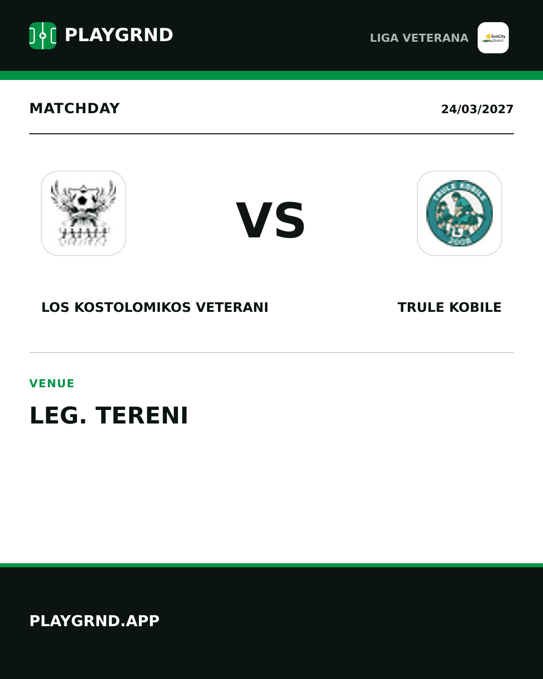 Instagram artwork: Los Kostolomikos Veterani vs Trule Kobile