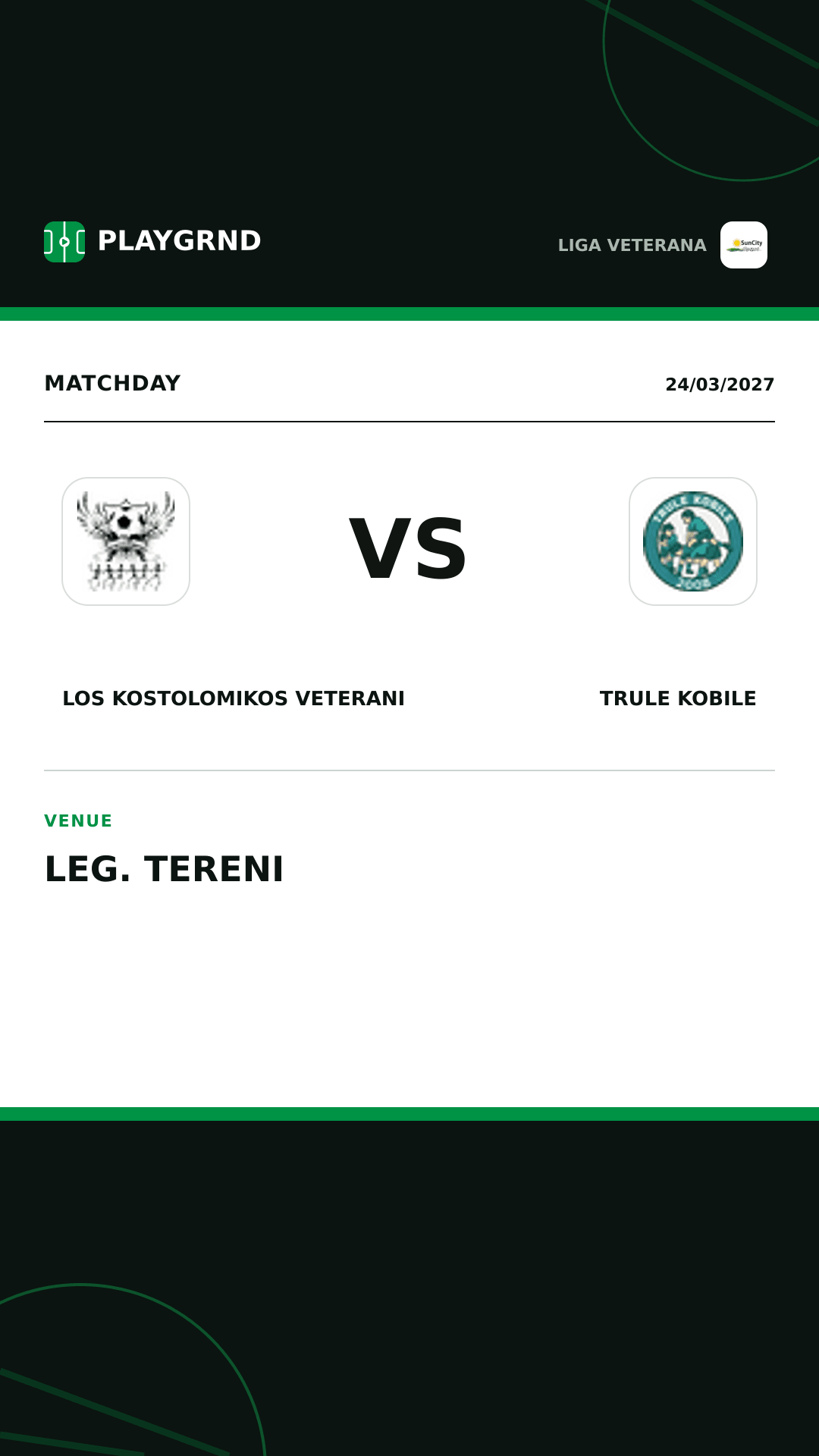 Instagram artwork: Los Kostolomikos Veterani vs Trule Kobile