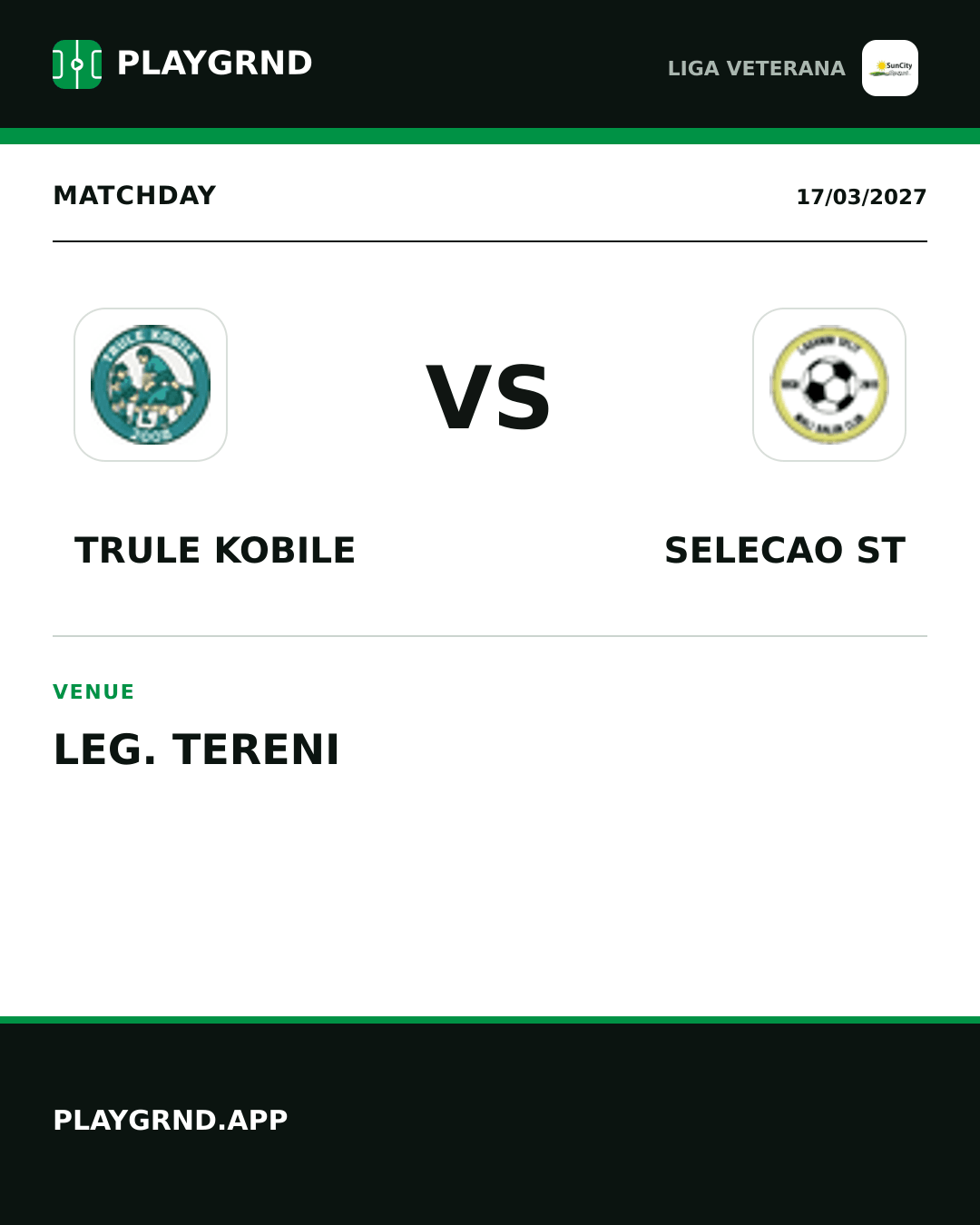 Instagram artwork: Trule Kobile vs Selecao ST
