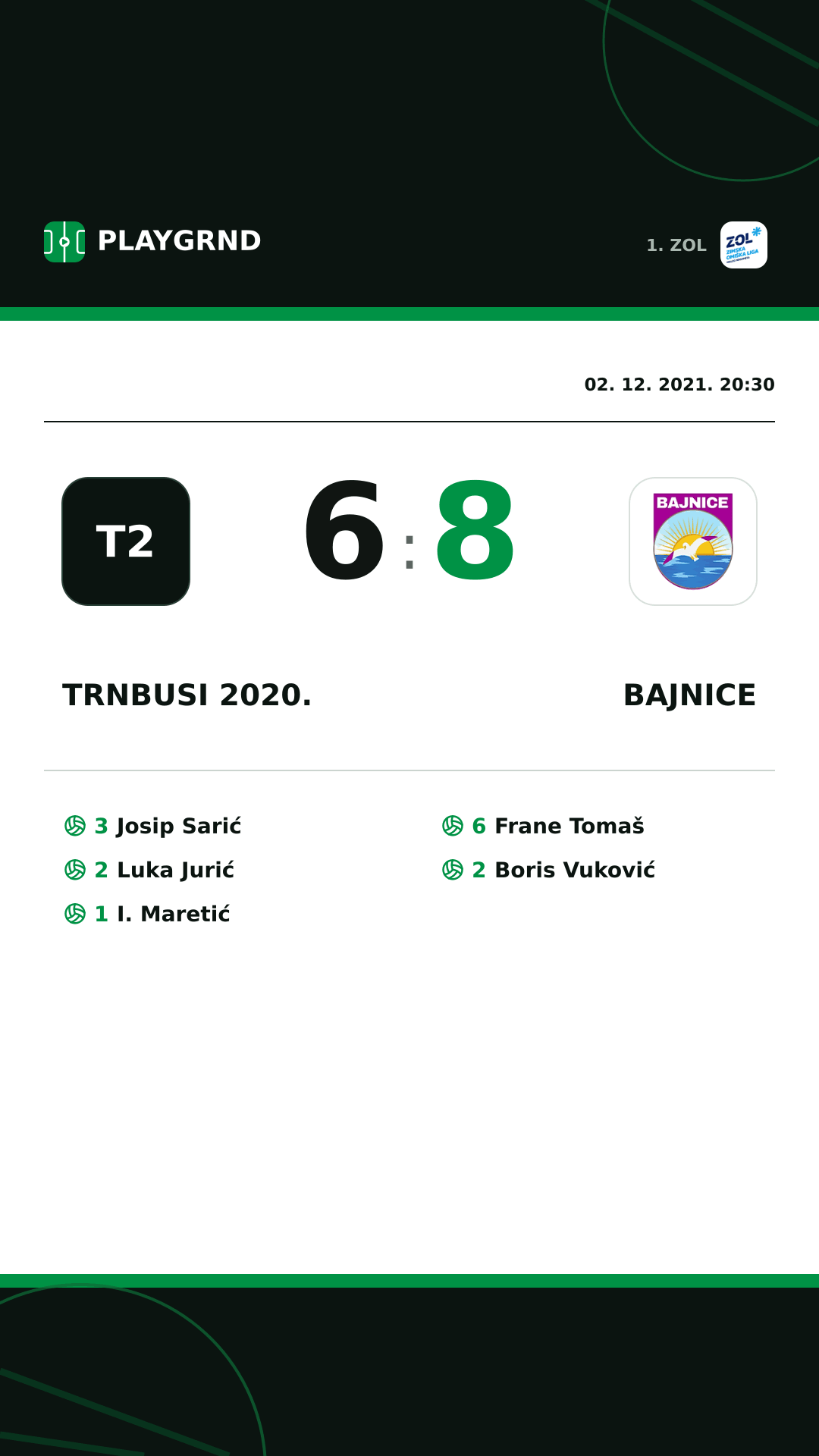 Instagram slika: Trnbusi 2020. 6:8 Bajnice