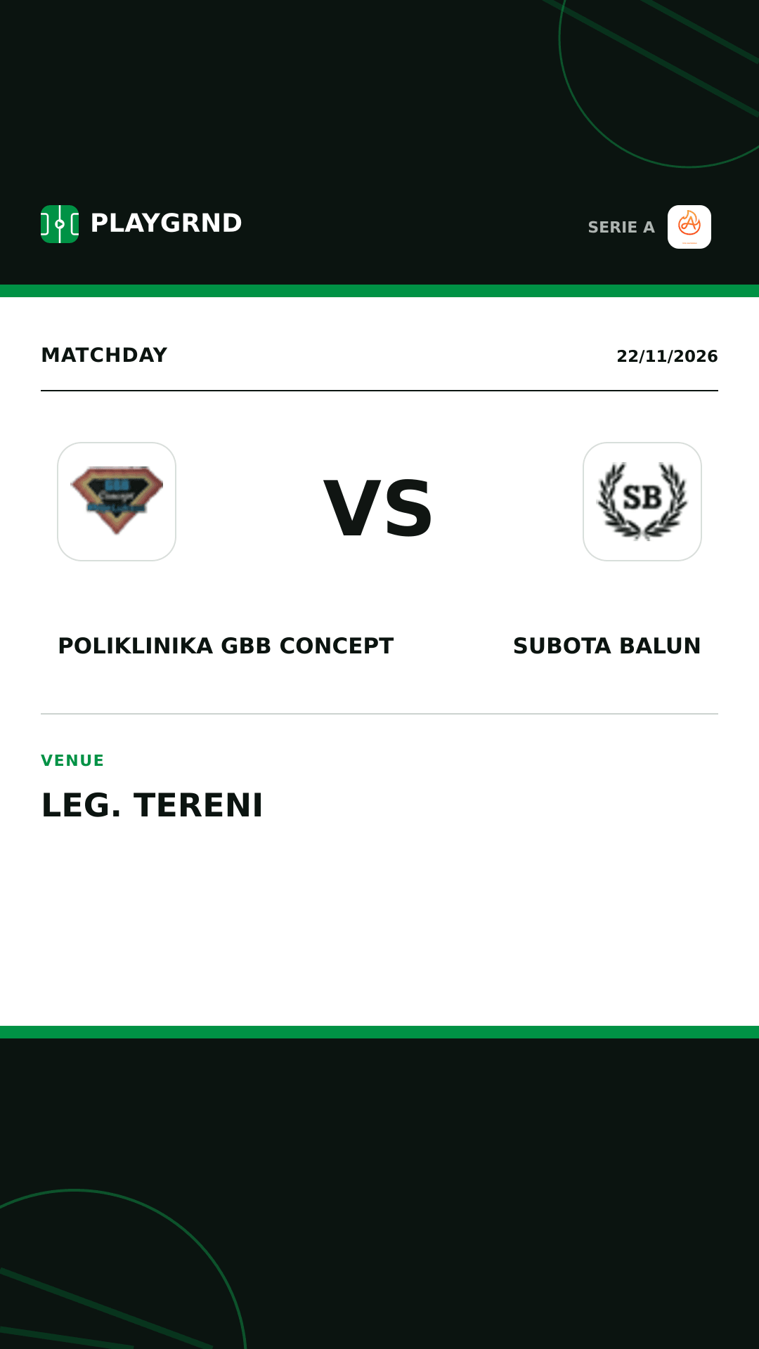 Instagram artwork: Poliklinika Gbb Concept vs Subota Balun
