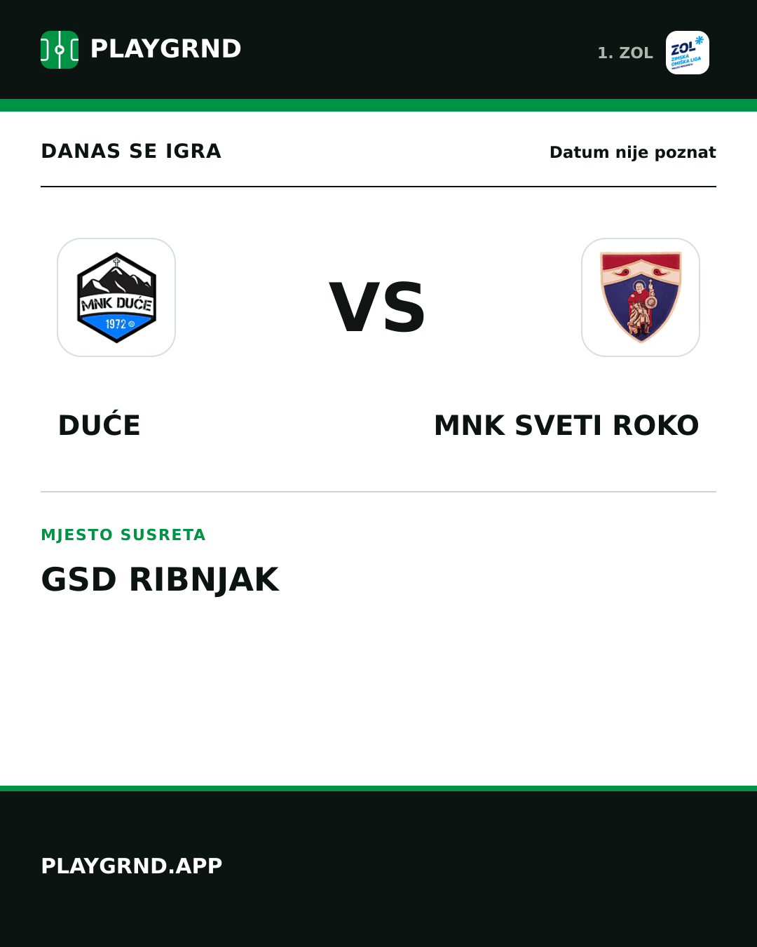 Instagram slika: Duće vs MNK Sveti Roko
