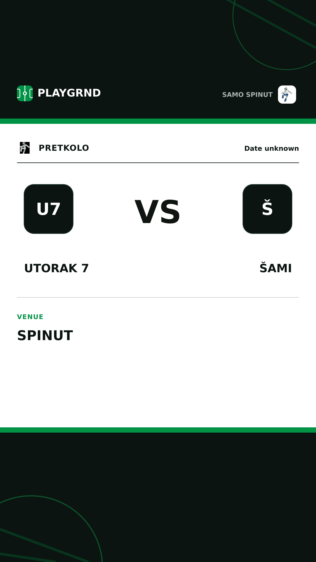 Instagram artwork: Utorak 7 vs ŠAMI
