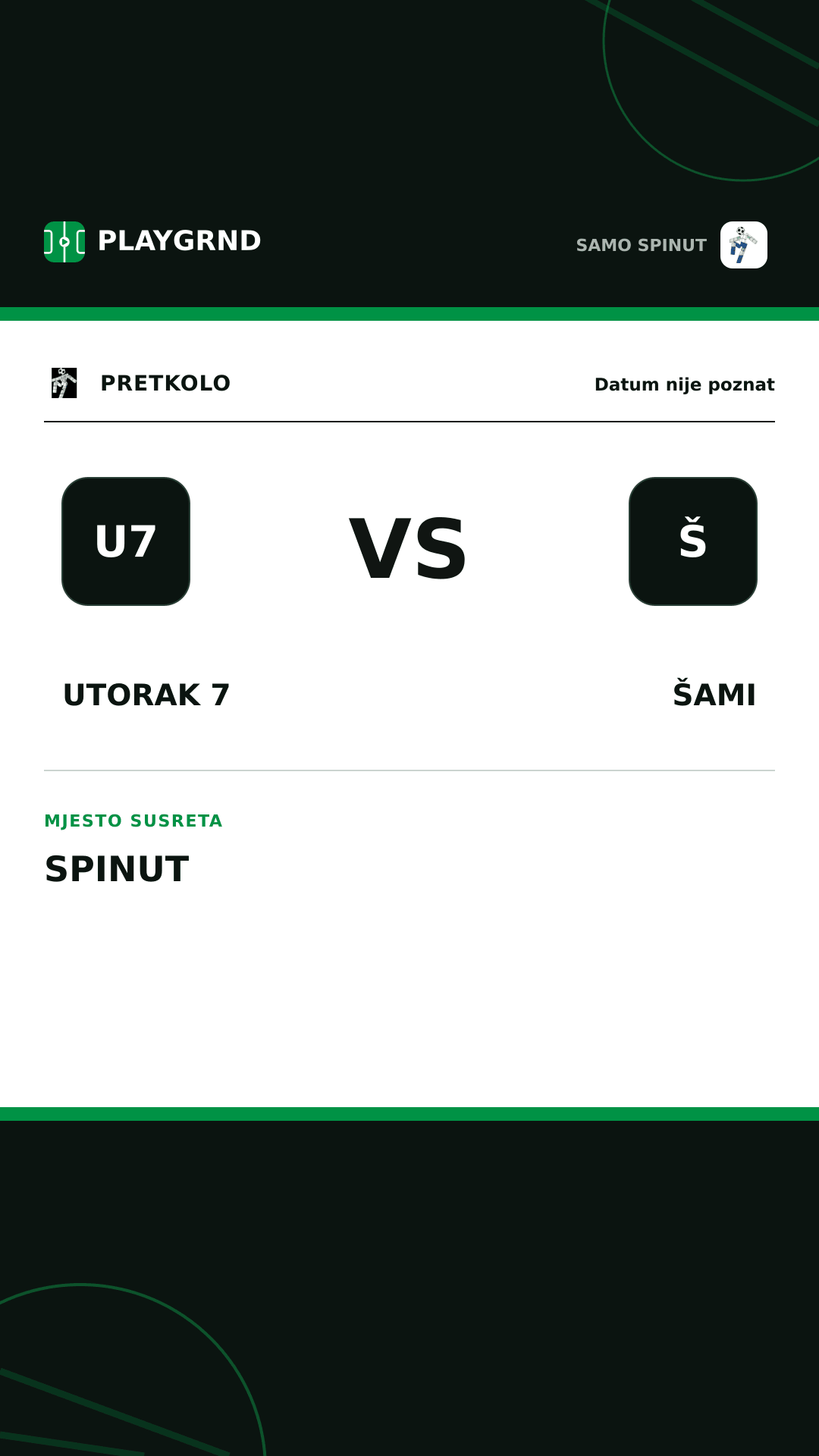 Instagram slika: Utorak 7 vs ŠAMI