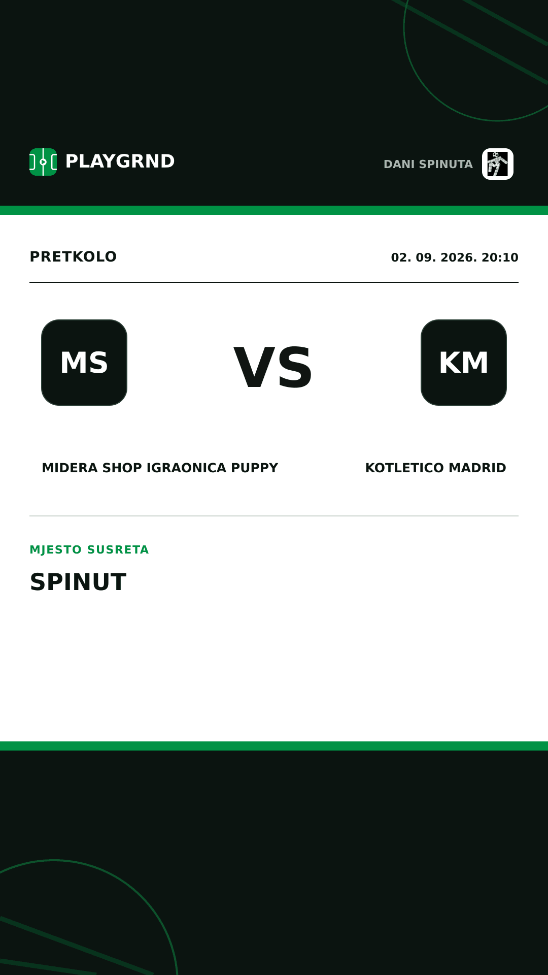 Instagram slika: Midera Shop Igraonica Puppy vs Kotletico Madrid
