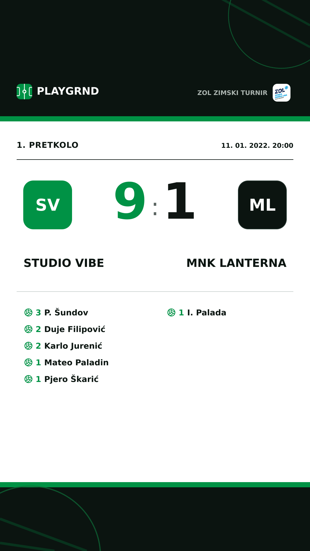 Instagram slika: Studio Vibe 9:1 MNK Lanterna